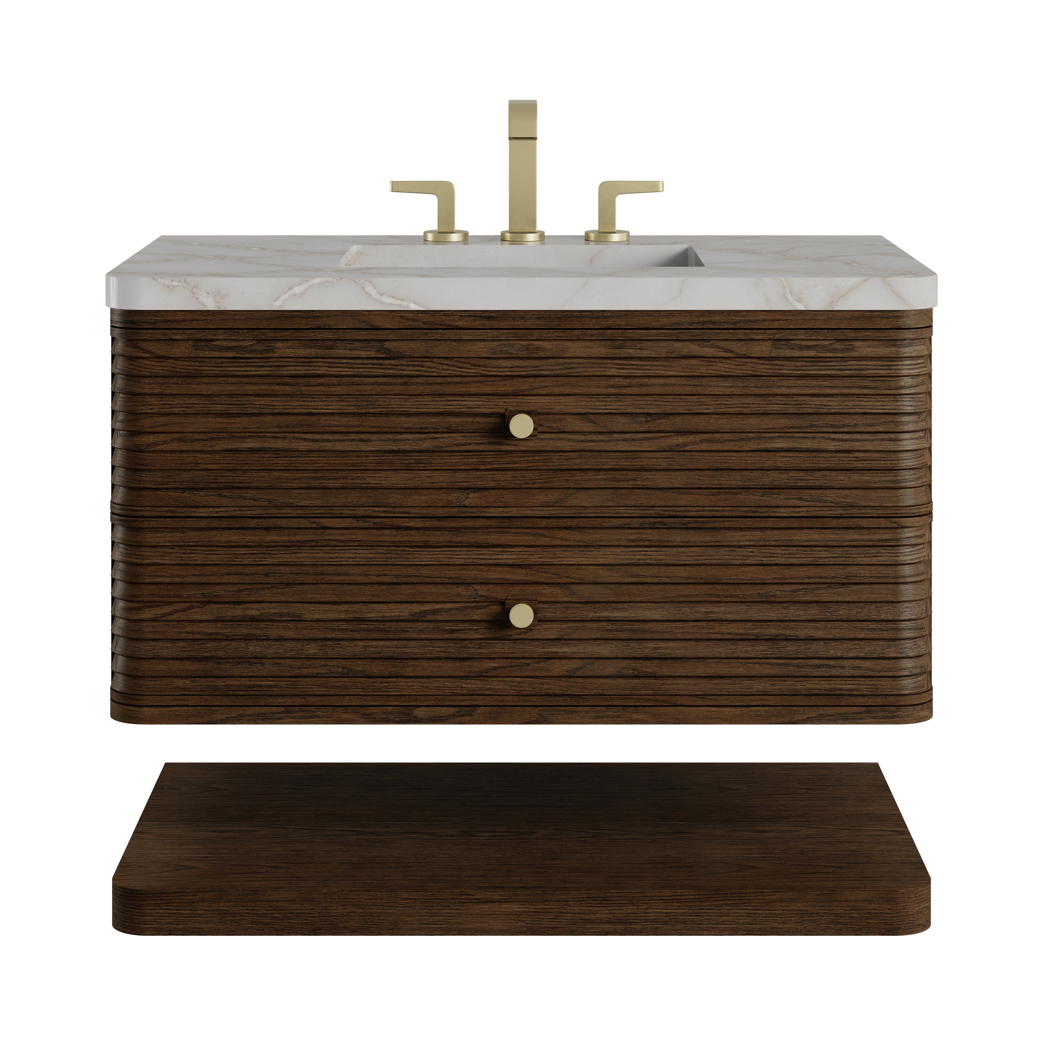 James Martin Allamari 36" Single Vanity in Sable with 3cm Countertop