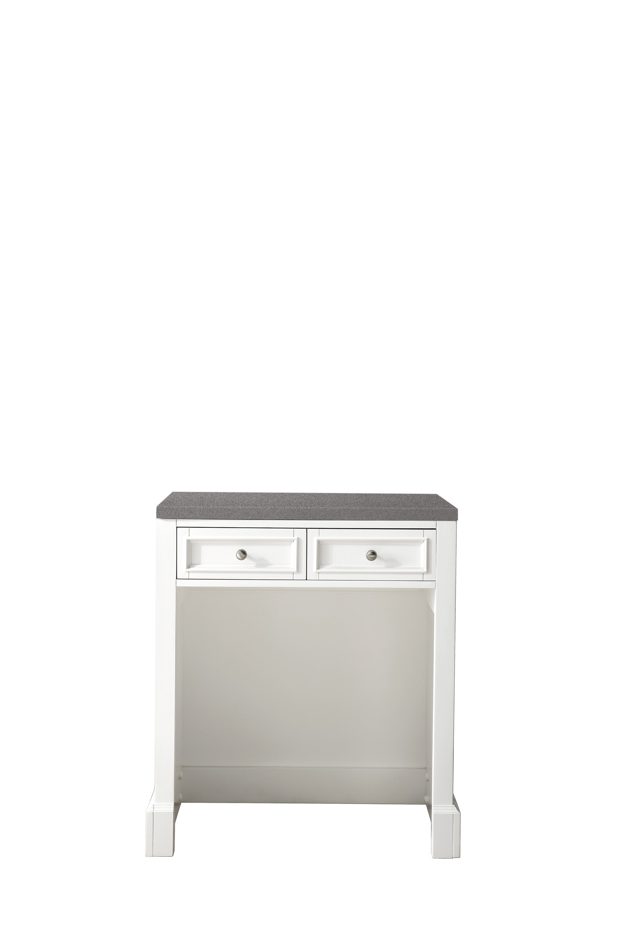James Martin De Soto 30" Countertop Unit in Bright White with 3cm Countertop