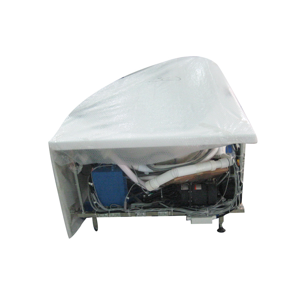 EAGO AM198ETL-L 5′ Acrylic Whirlpool Left Corner Bathtub with Glass Front