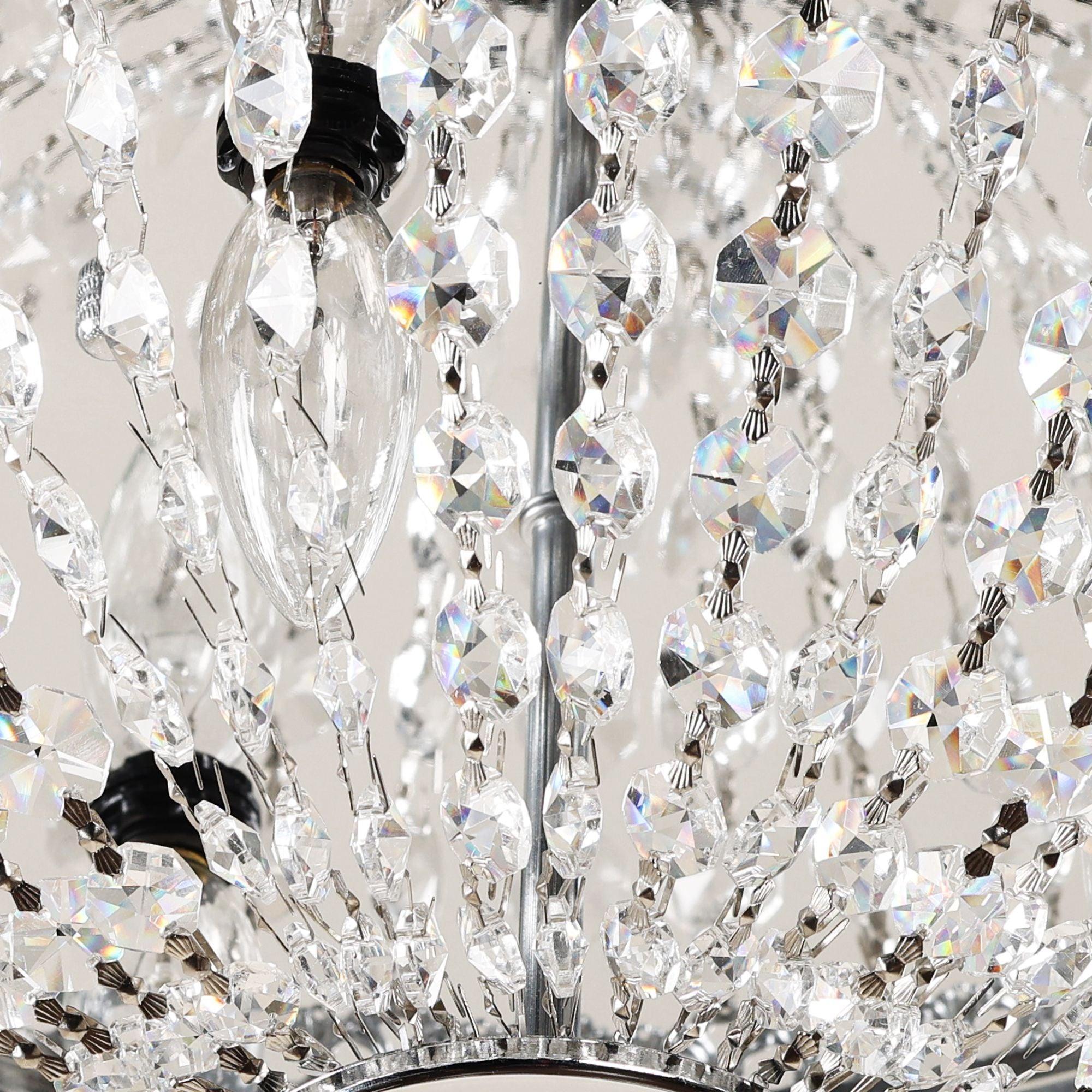 Erhard 13" in 3 Light Chrome Flush Mount