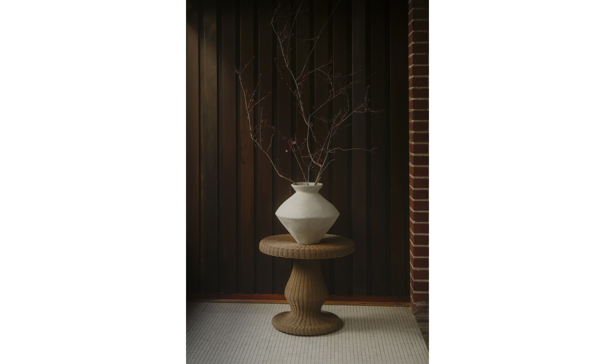 Moes Emmeline Outdoor Side Table Natural ET-1008