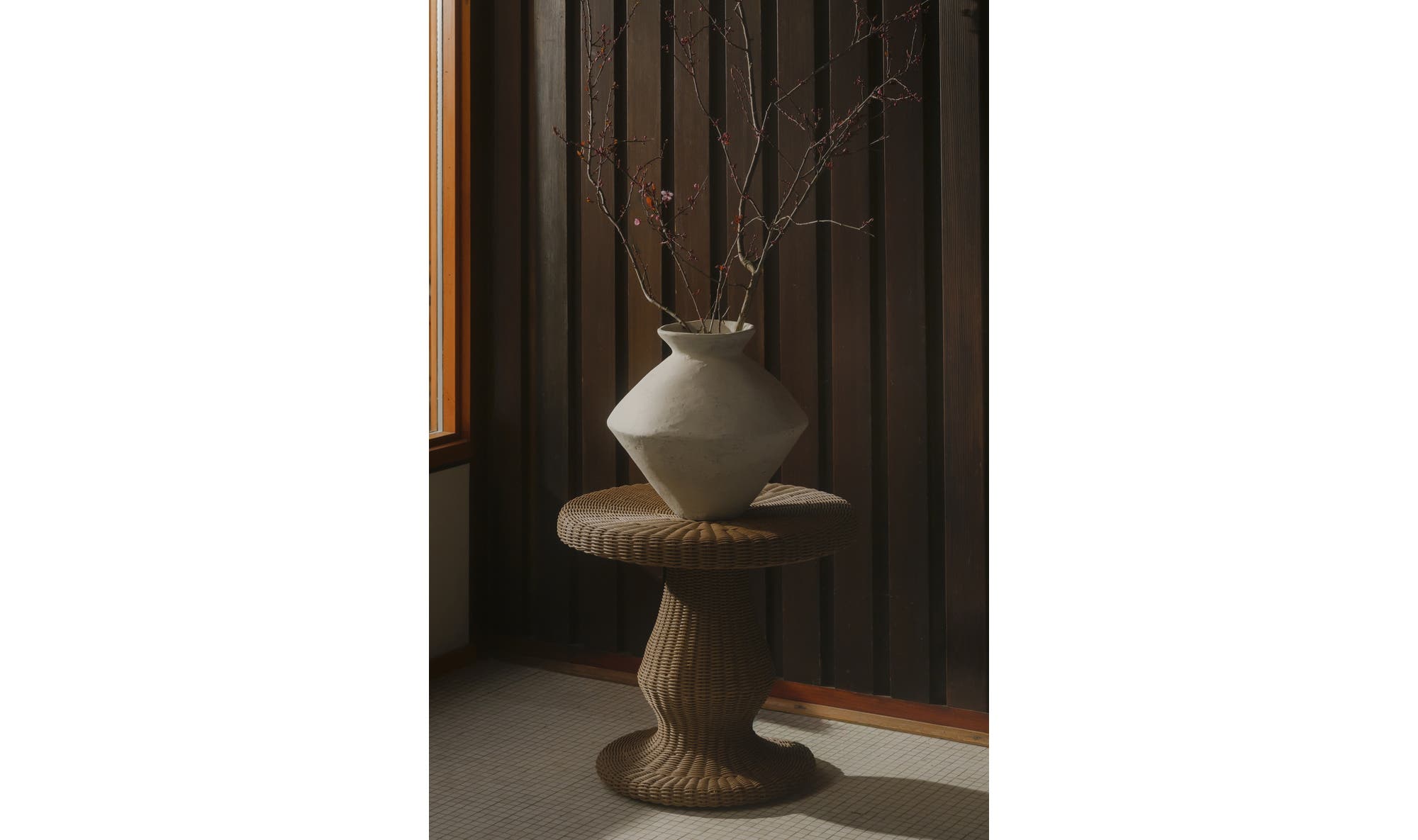 Moes Emmeline Outdoor Side Table Natural ET-1008