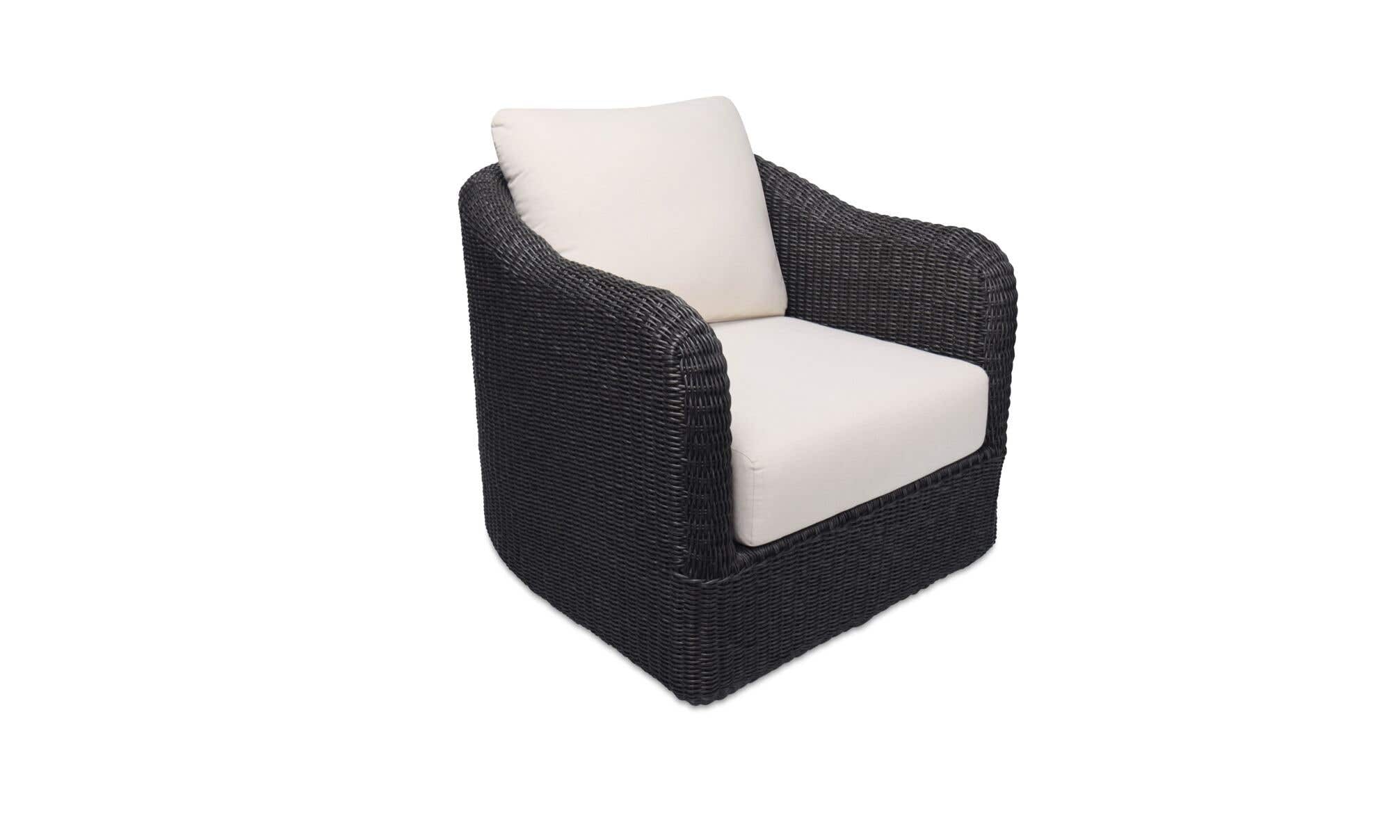 Moes Bodhi Outdoor Swivel Accent Chair Natural ET-1009