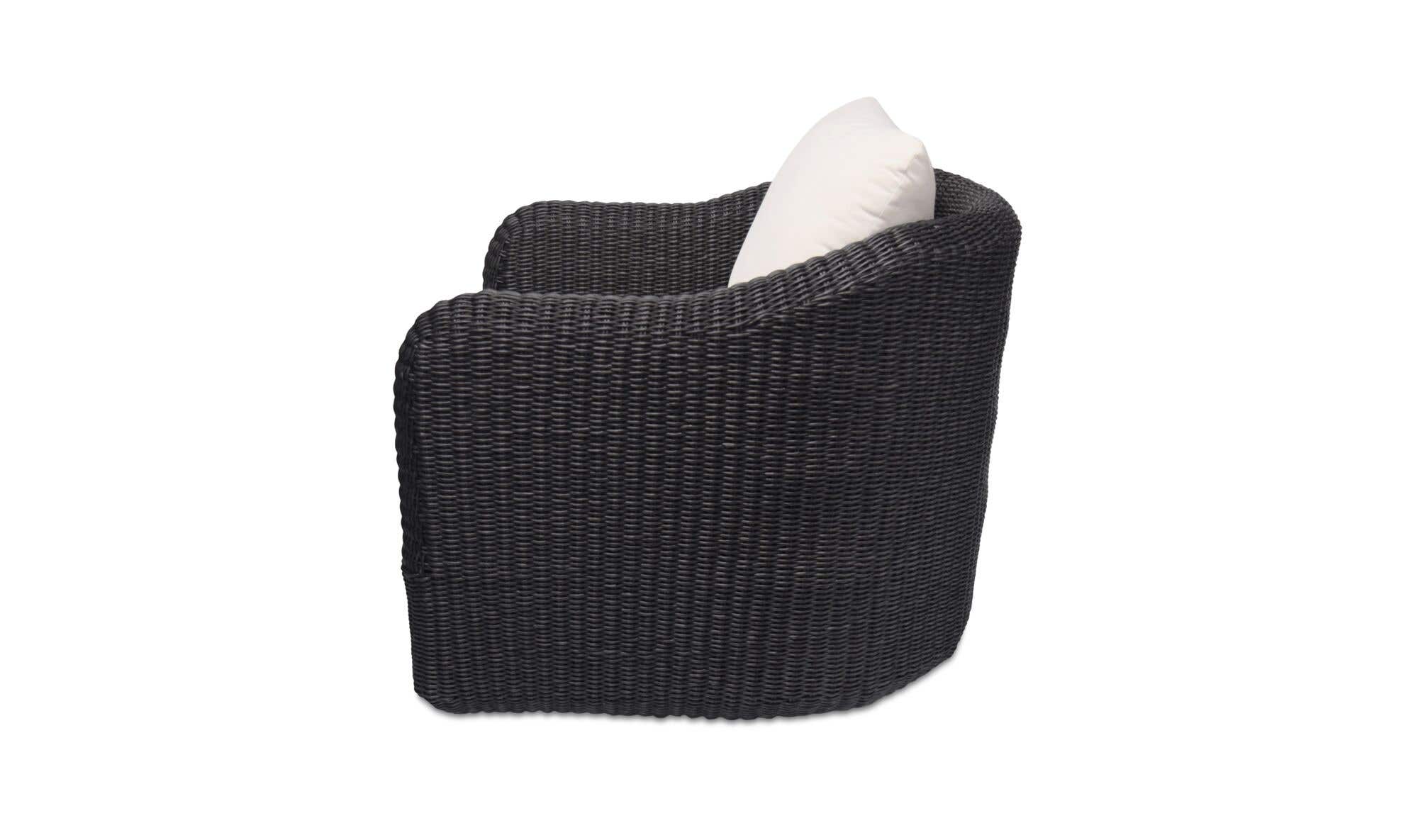 Moes Bodhi Outdoor Swivel Accent Chair Natural ET-1009