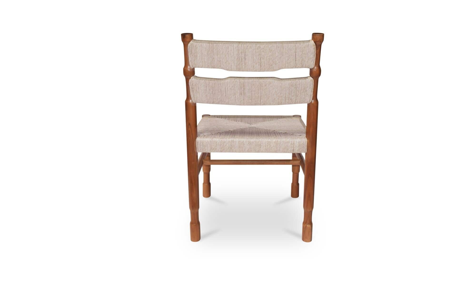 Moes Raf Outdoor Dining Chair Natural - Set Of Two ET-1010
