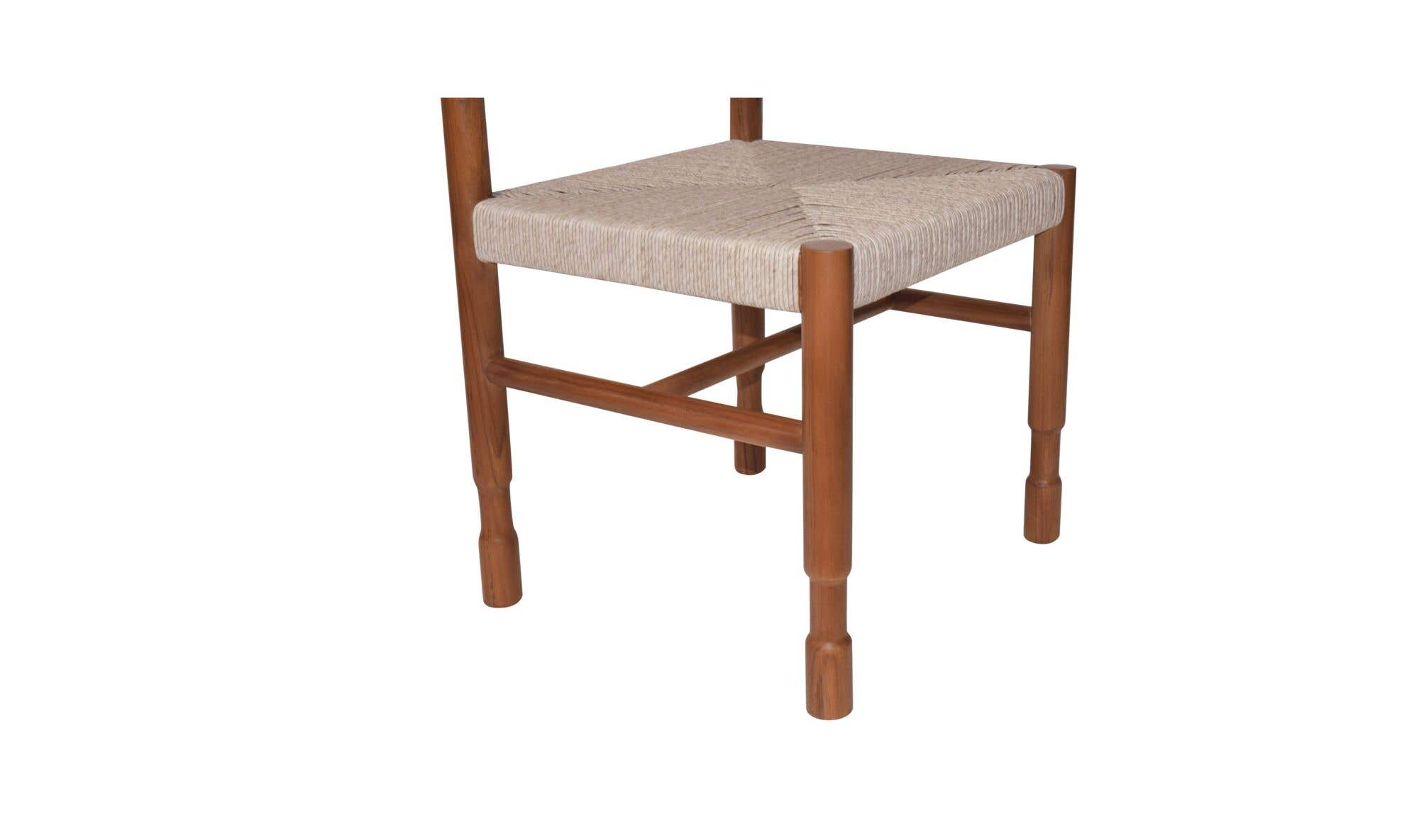 Moes Raf Outdoor Dining Chair Natural - Set Of Two ET-1010