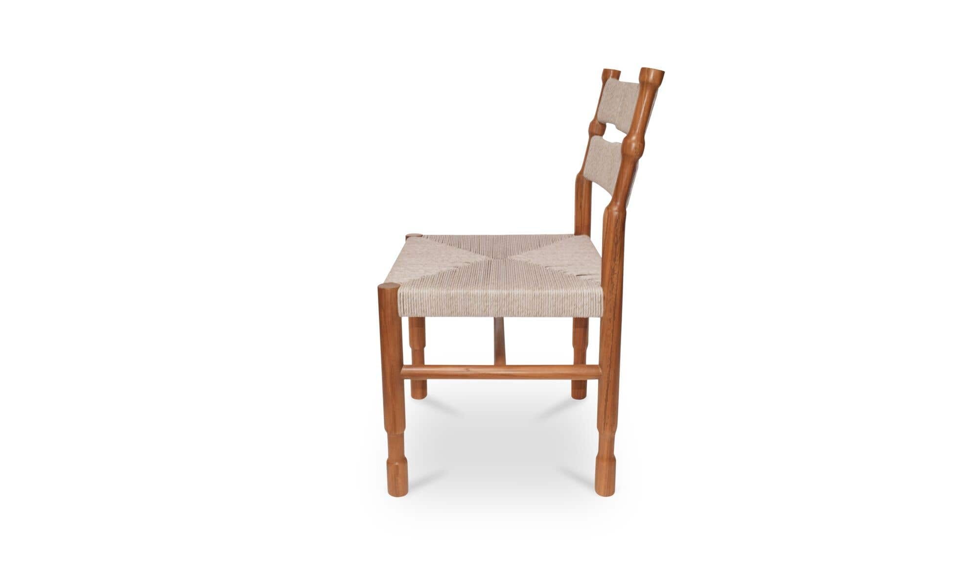 Moes Raf Outdoor Dining Chair Natural - Set Of Two ET-1010