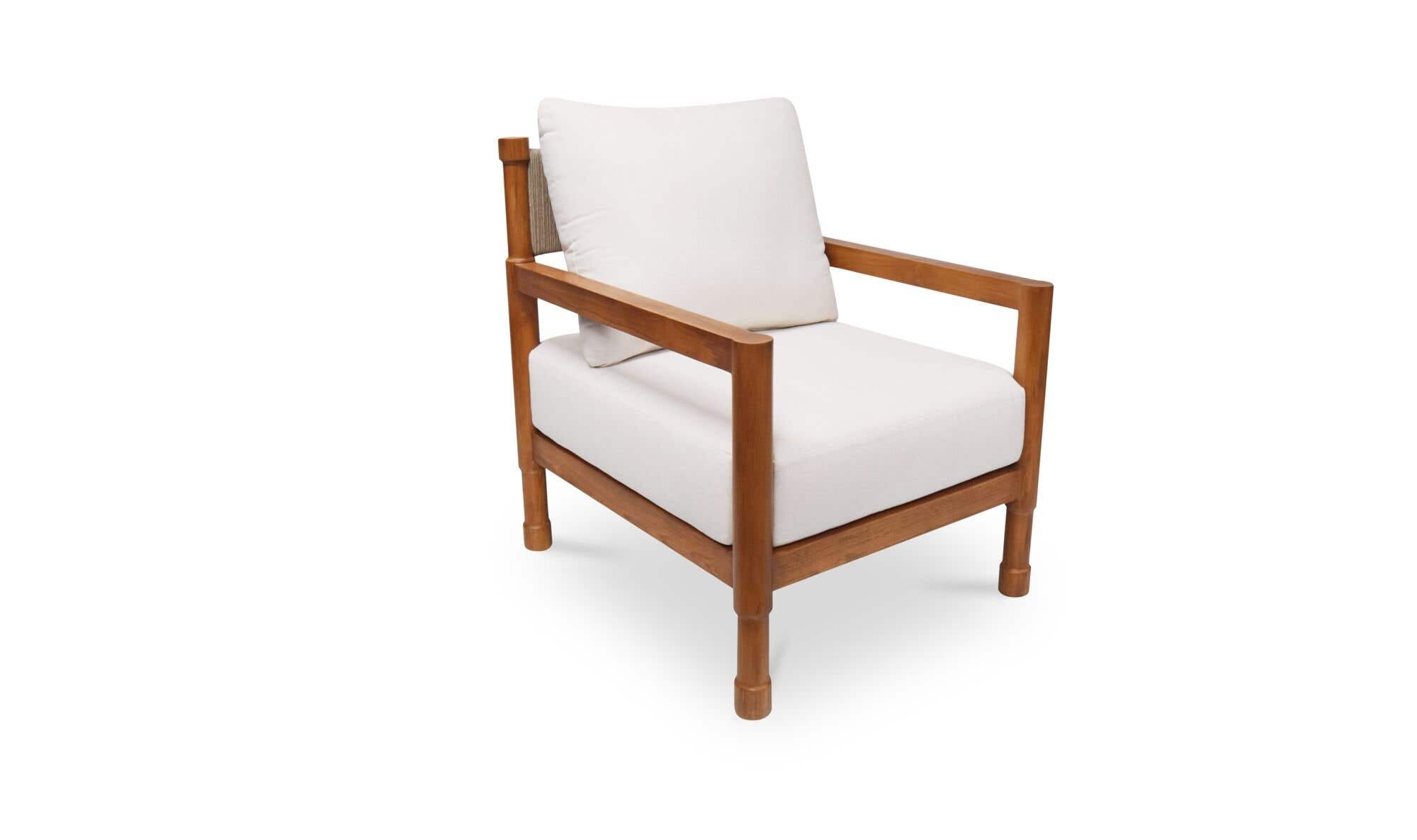 Moes Raf Outdoor Accent Chair Natural ET-1011