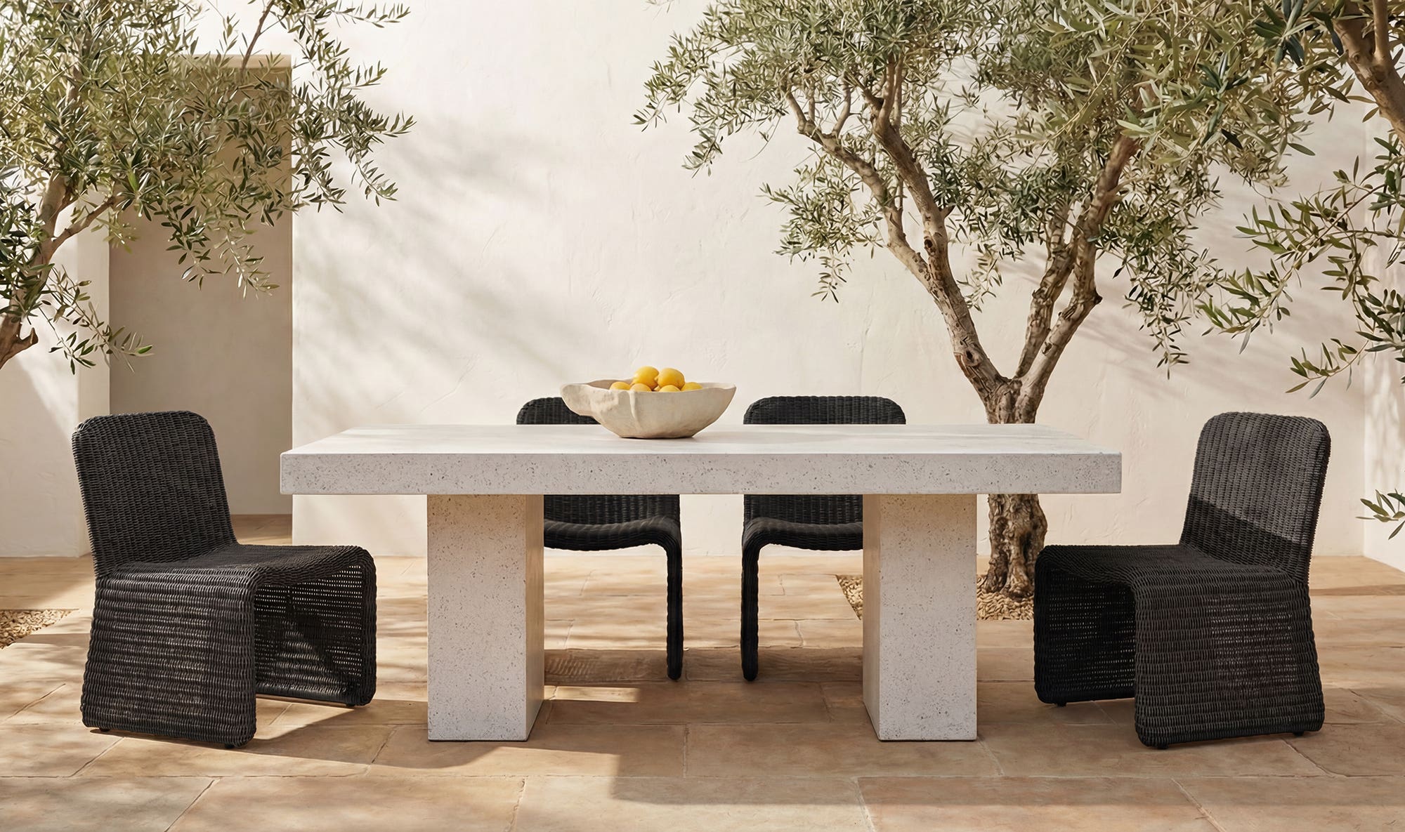 Moes Ella Outdoor Dining Chair Set of Two ET-1012