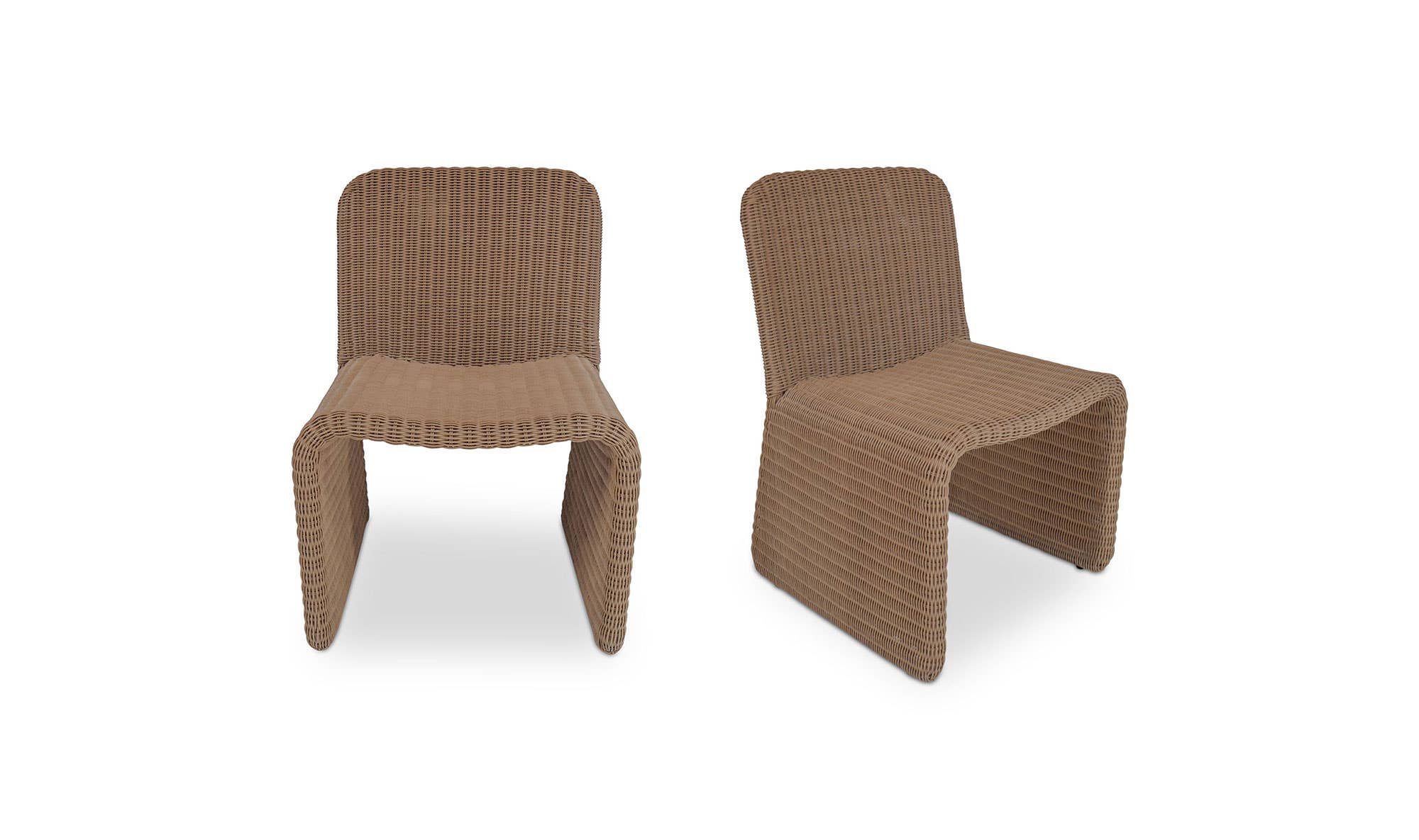 Moes Ella Outdoor Dining Chair Set of Two ET-1012