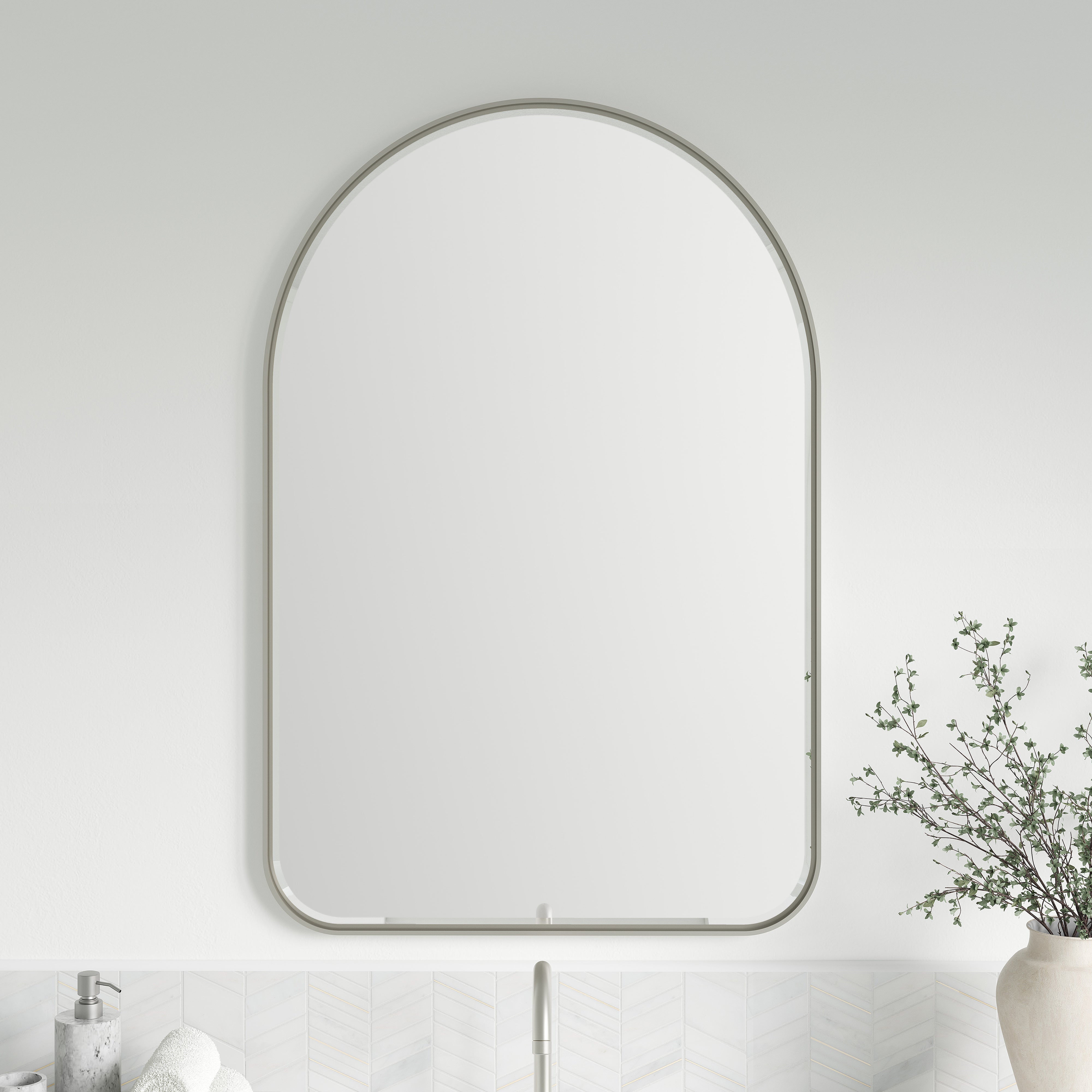 James Martin Rohe 24" Arched Mirror
