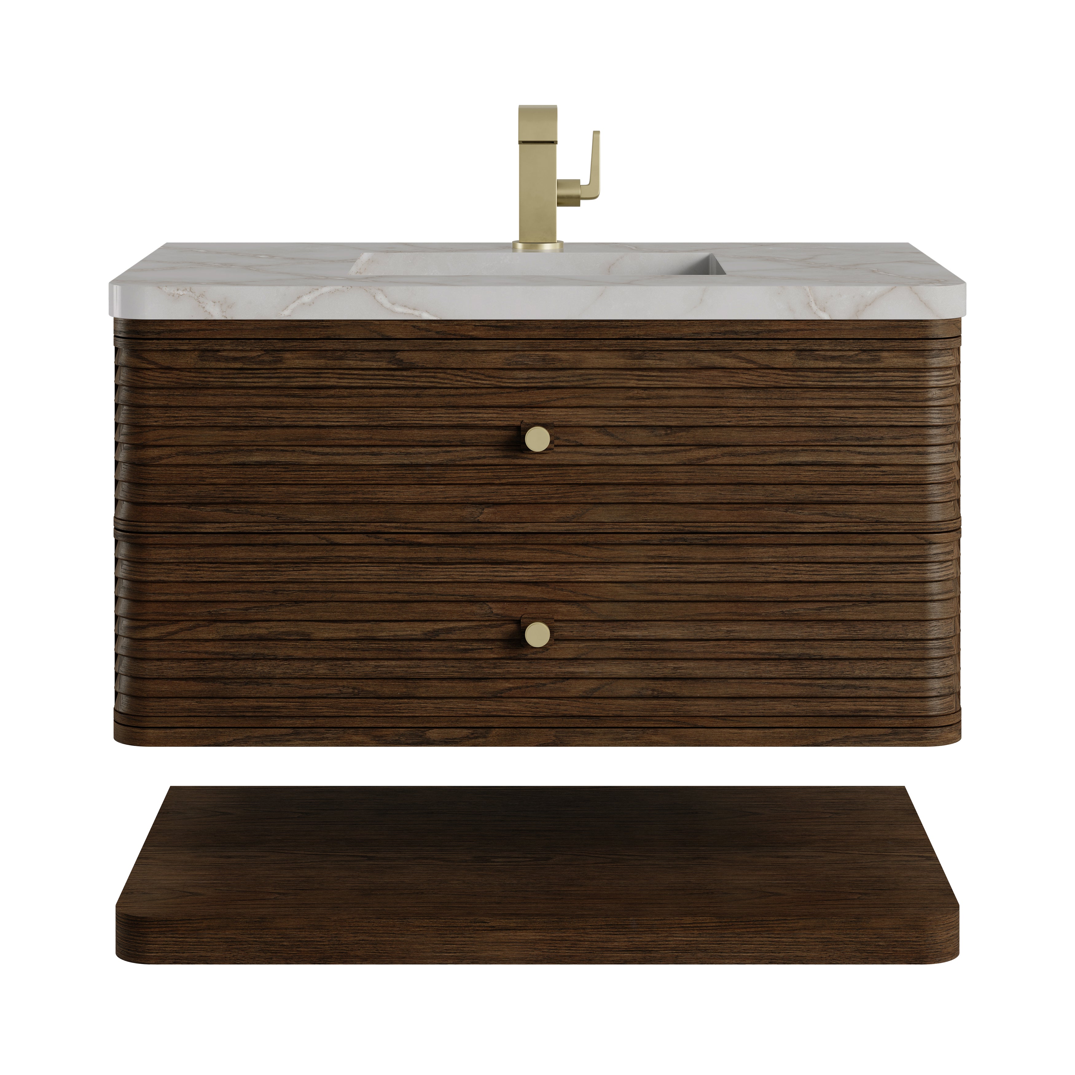 James Martin Allamari 36" Single Vanity in Sable with 3cm Countertop
