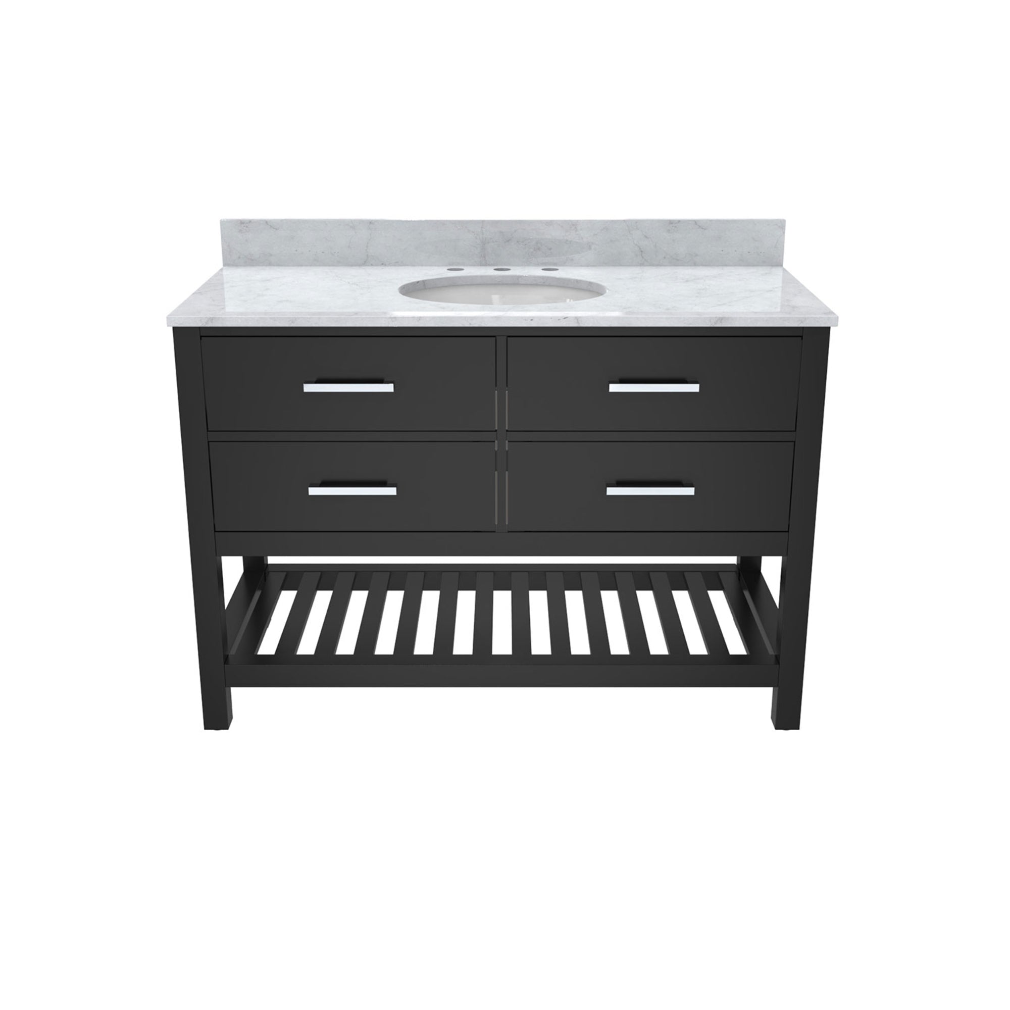 Valencia 48" Vanity, Oval Sink