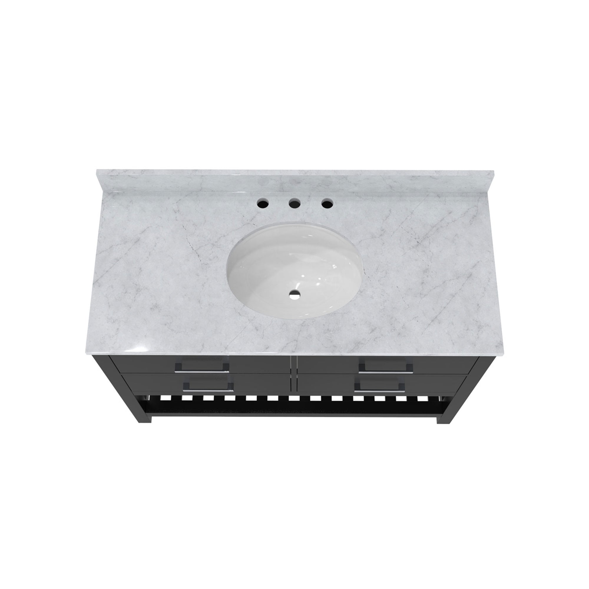 Valencia 48" Vanity, Oval Sink