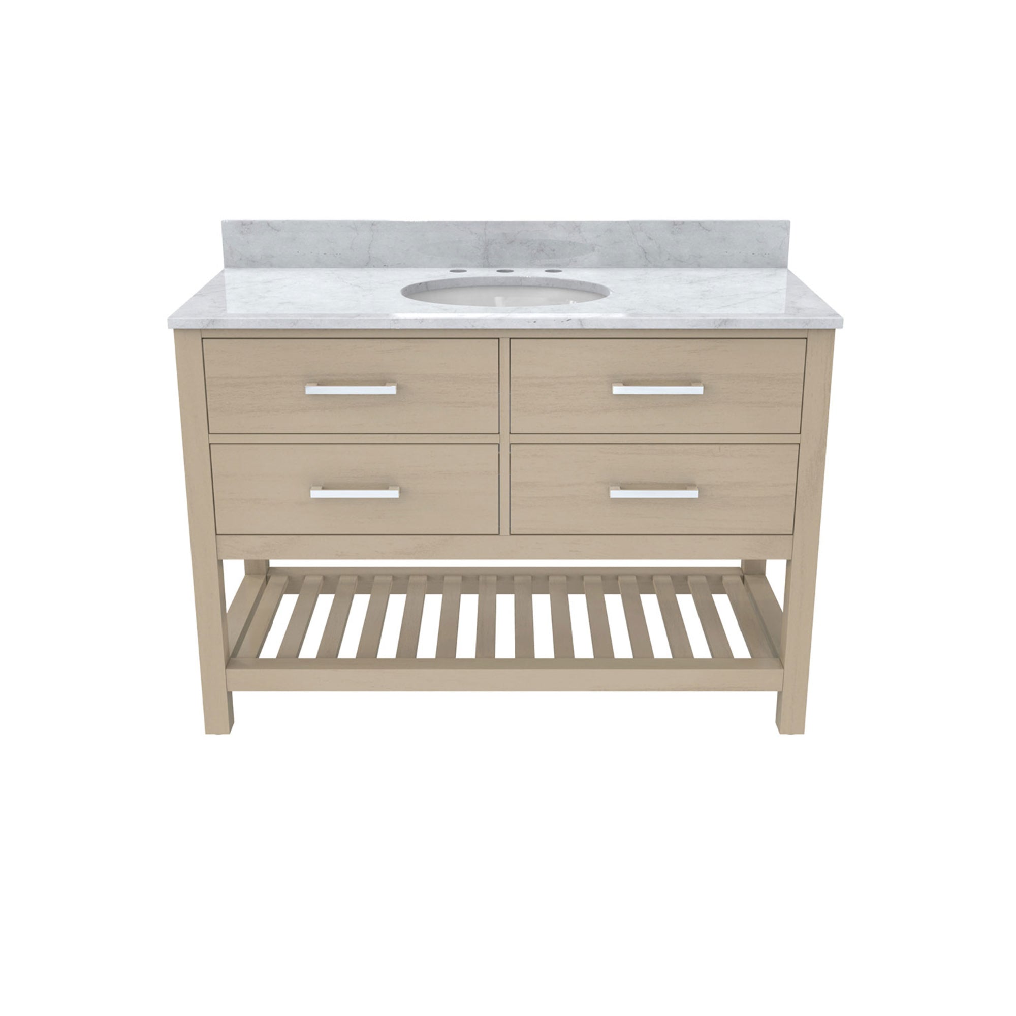 Valencia 48" Vanity, Oval Sink
