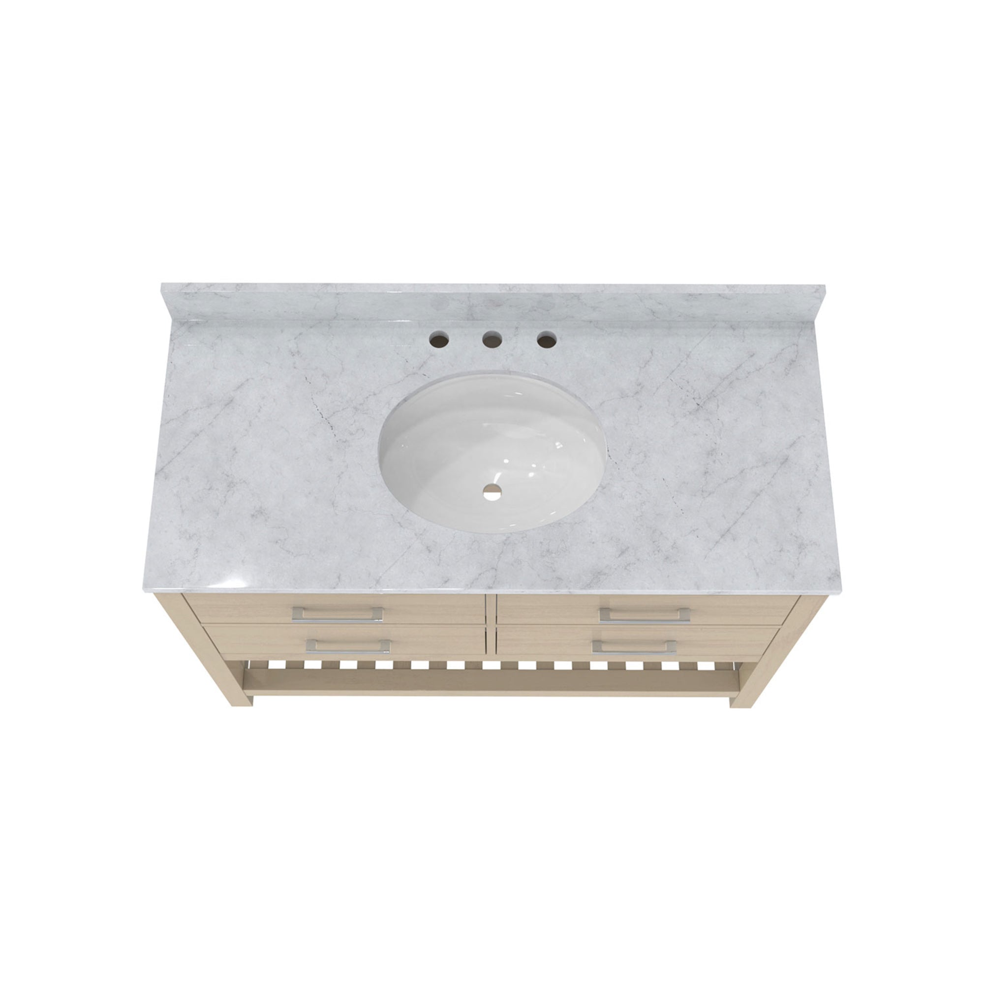Valencia 48" Vanity, Oval Sink