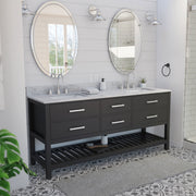 Valencia 72 Inch Vanity with Rectangular Sinks