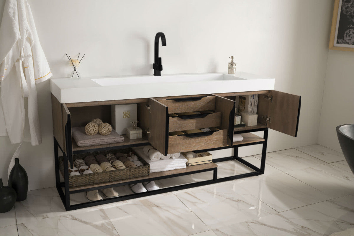 Columbia 72" Single Vanity Cabinet