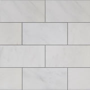 Eastern White Polished Marble Tile 3"X6"