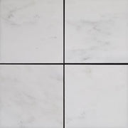 Eastern White Polished Marble Tile 6"X6"
