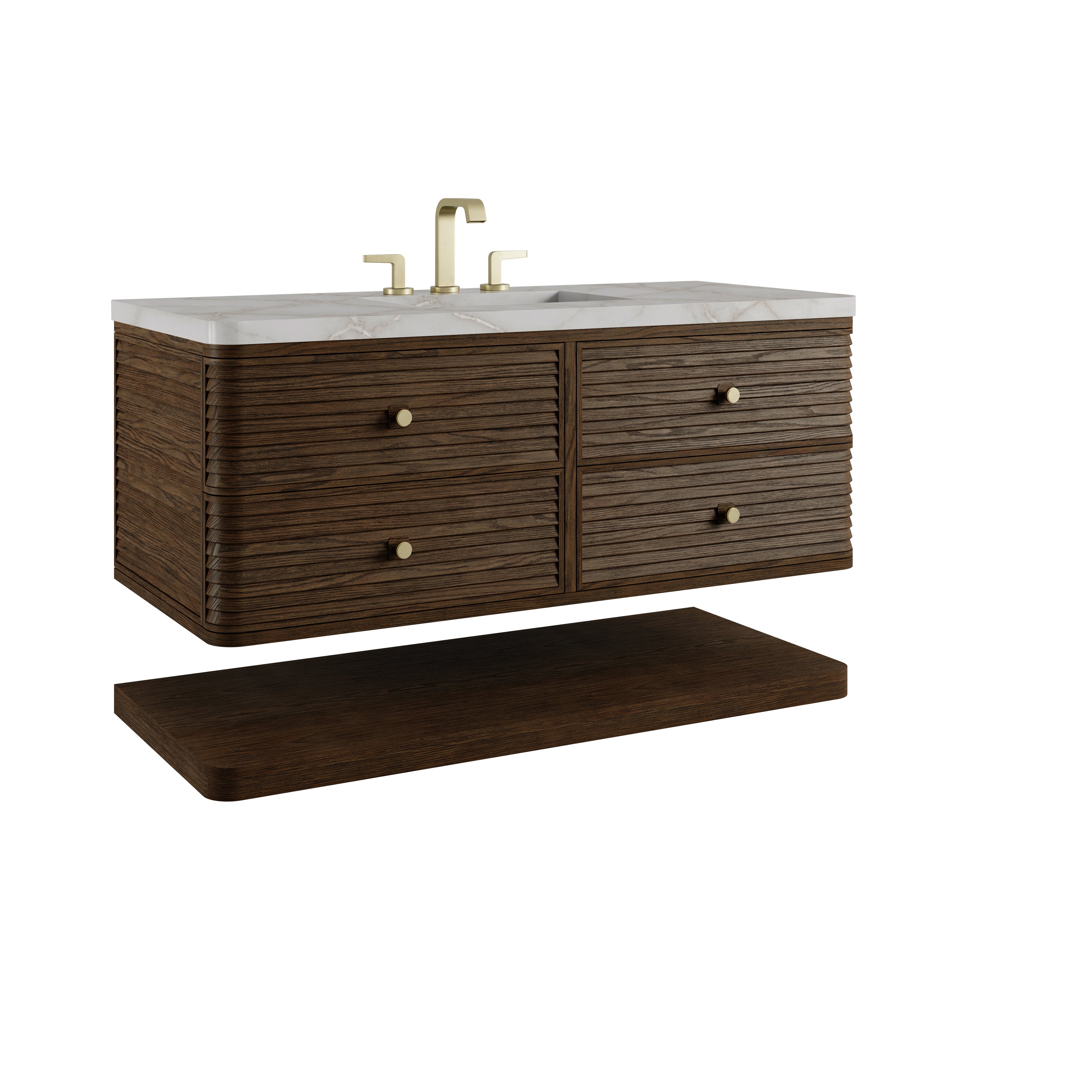 James Martin Allamari 48" Single Vanity in Sable with 3cm Countertop