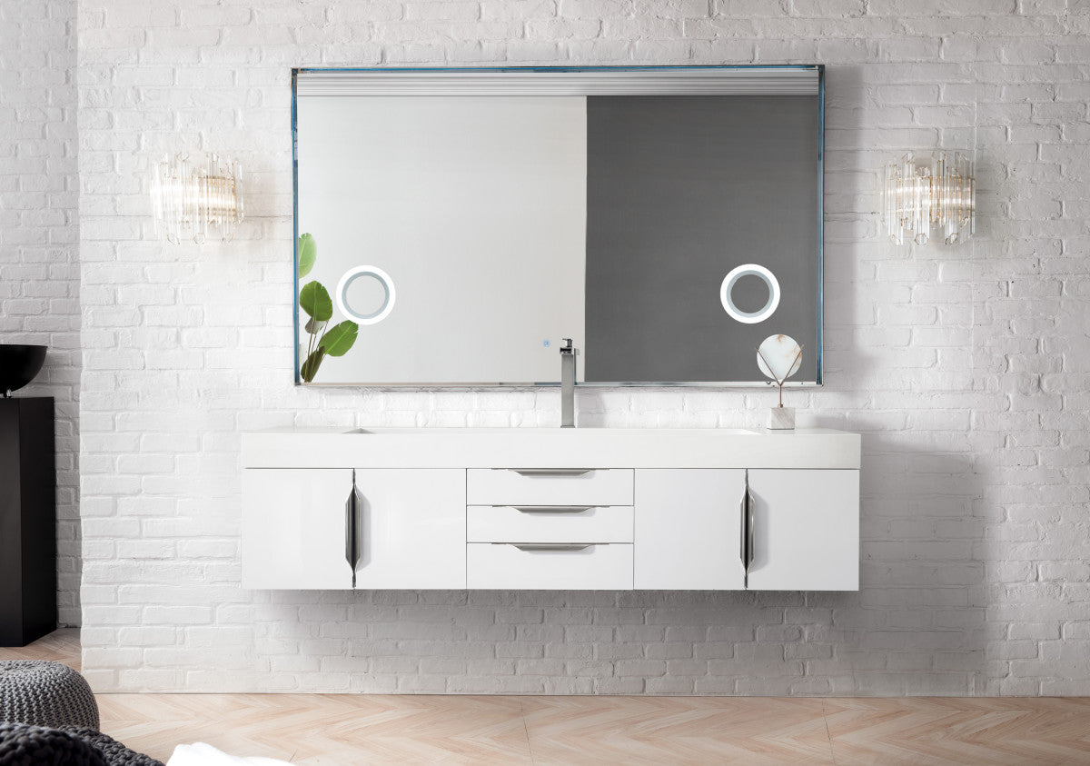 Columbia 72" Single Wall Mount Vanity Cabinet
