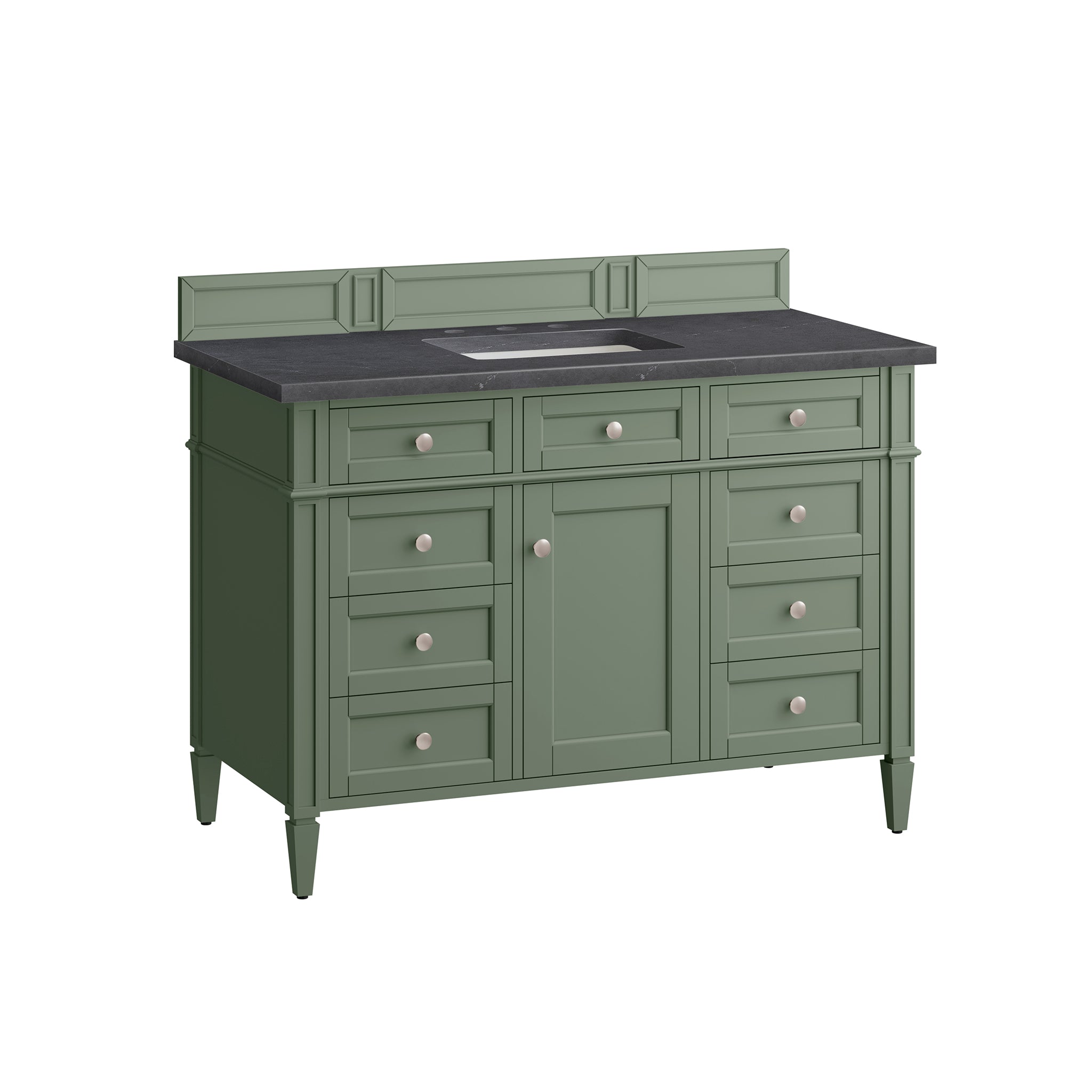 James Martin Brittany 48" Single Vanity in Smokey Celadon with 3cm Countertop