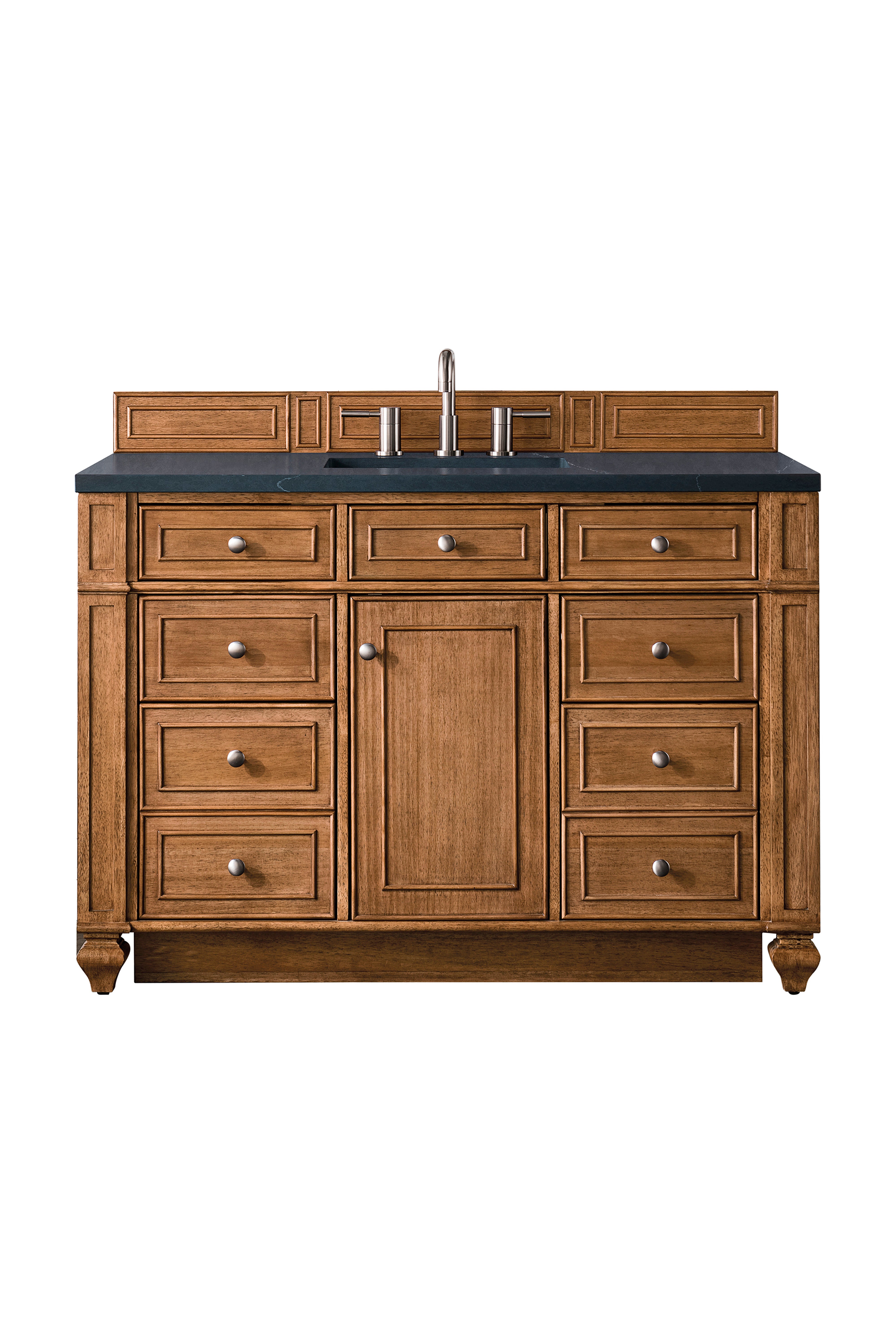 James Martin Bristol 48" Single Vanity in Saddle Brown with 3cm Countertop