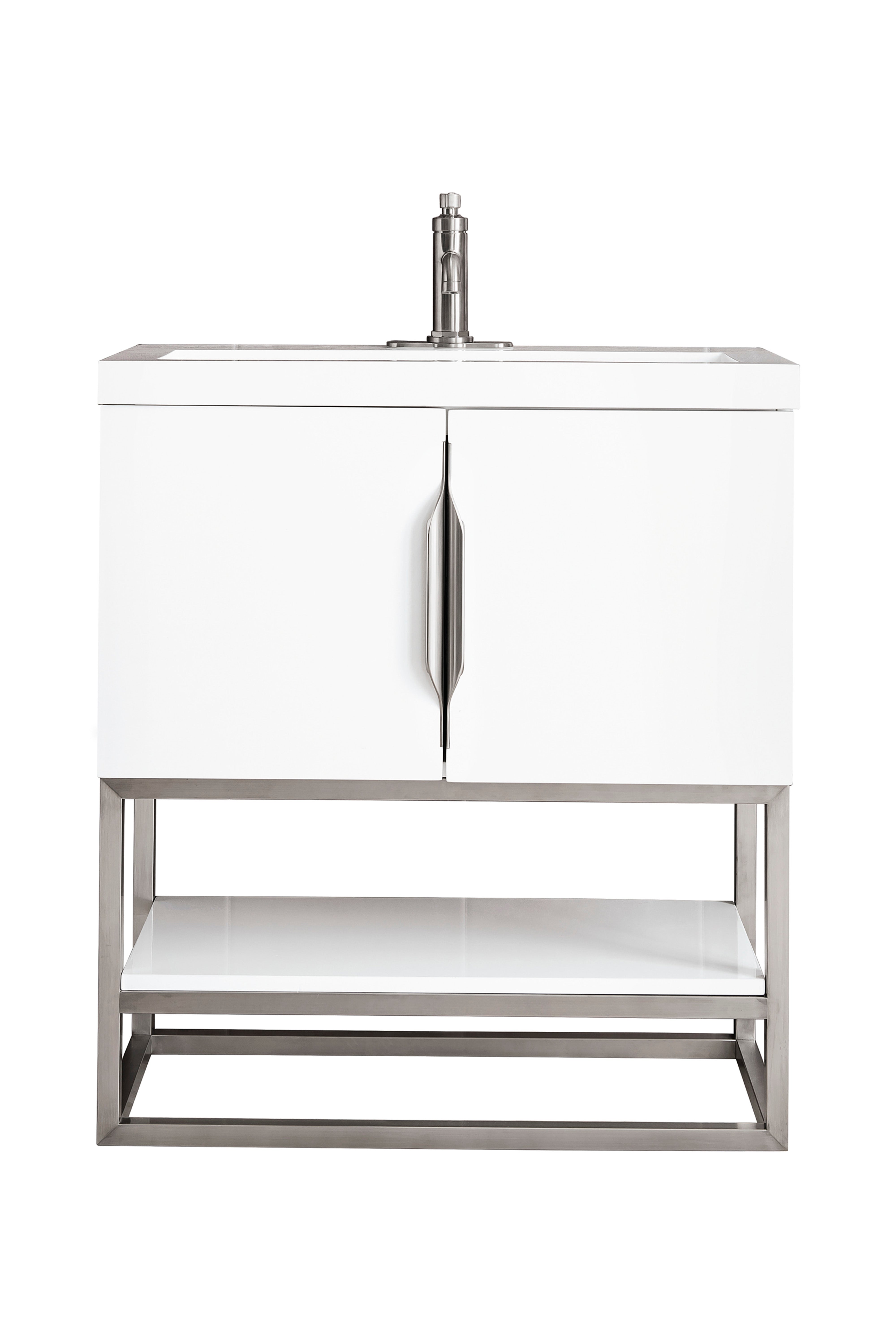 James Martin Columbia 31.5" Freestanding Single Vanity with Mineral Composite Stone Countertop