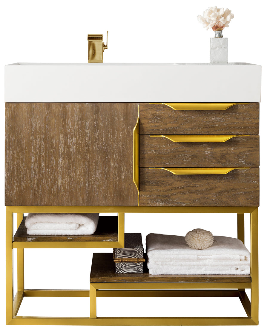 James Martin Columbia 36" Freestanding Single Vanity Cabinet