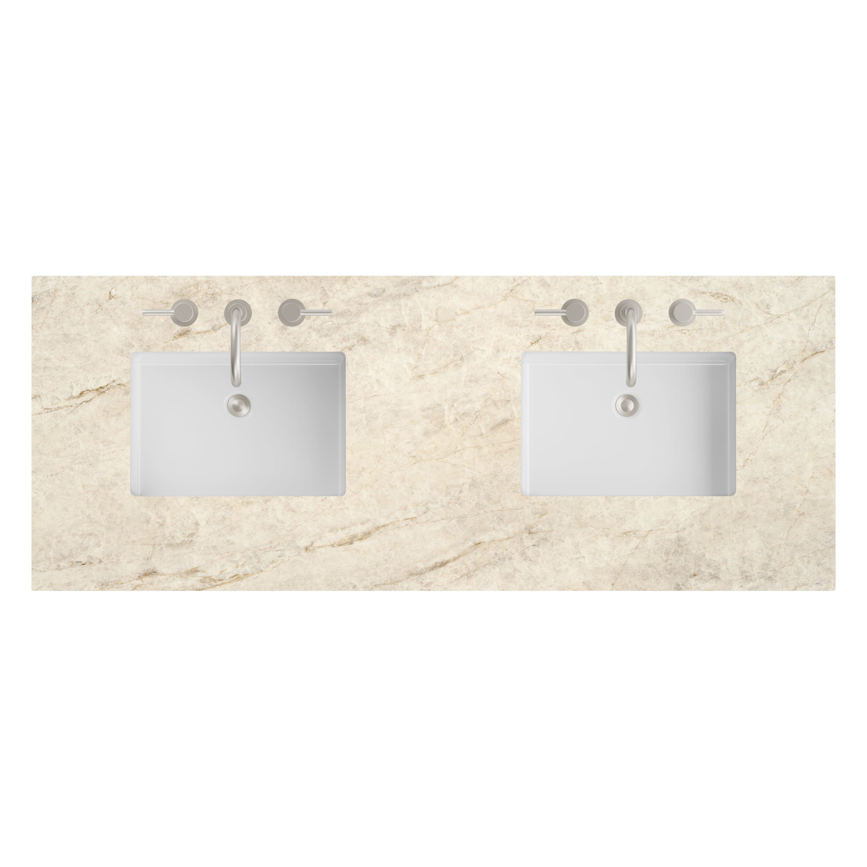 James Martin 60" Double Top with Sink, 3cm