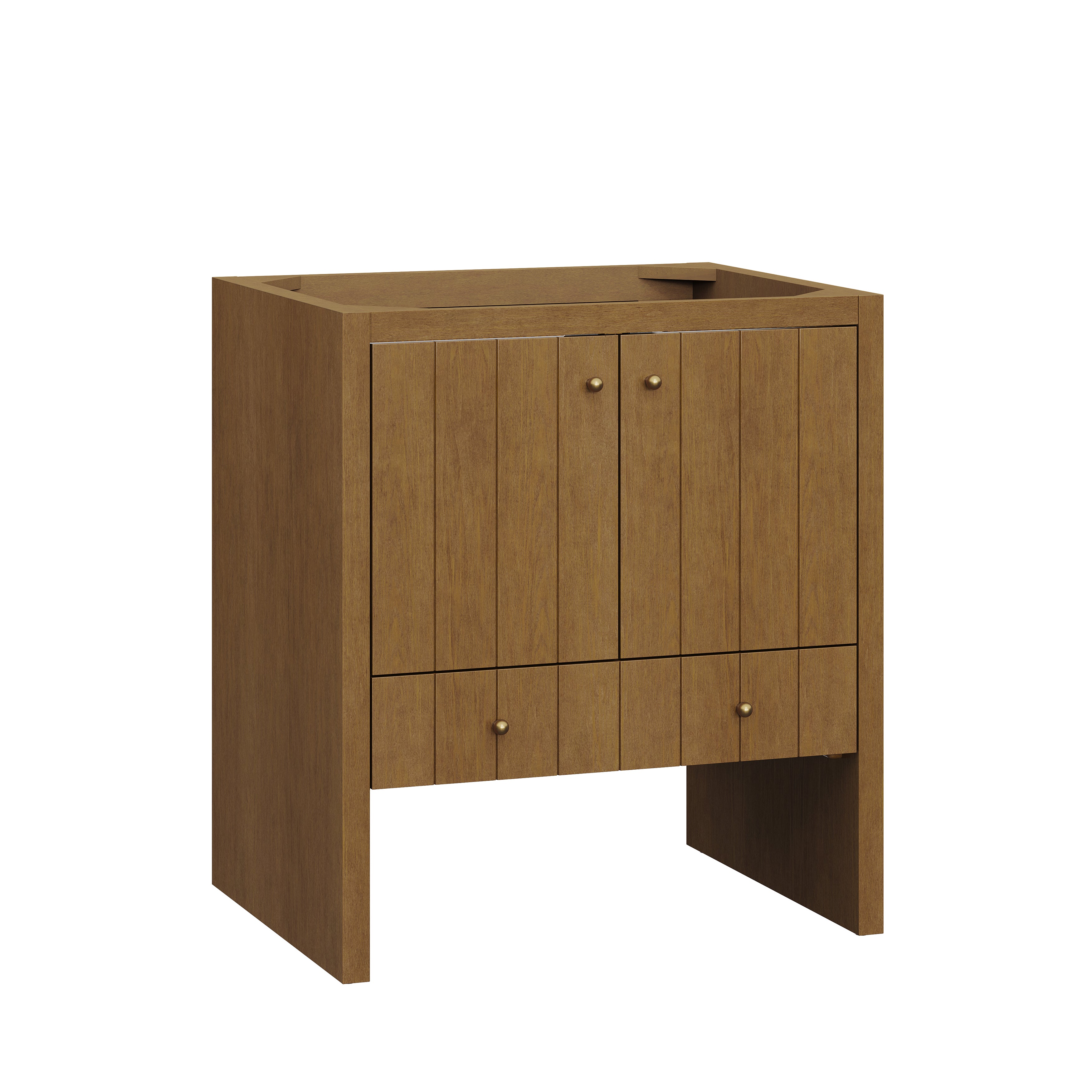 James Martin Hudson 30" Single Vanity in Honey Oak with 3cm Countertop