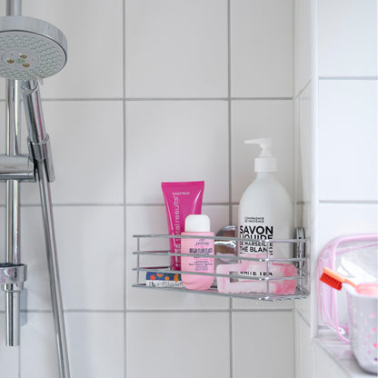 BESLAGSBODEN - Corner Shower Basket, Self-adhesive