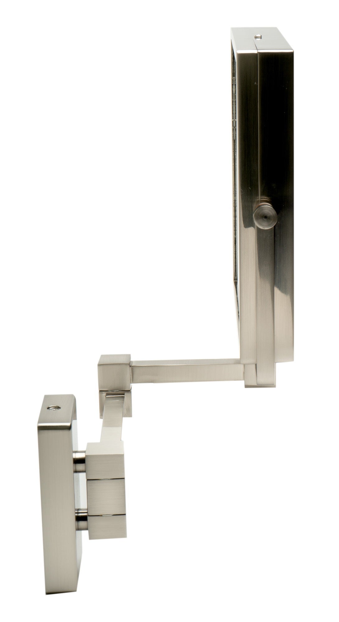 ALFI brand ABM8WS 8"  Square Wall Mounted 5x Magnify Cosmetic Mirror