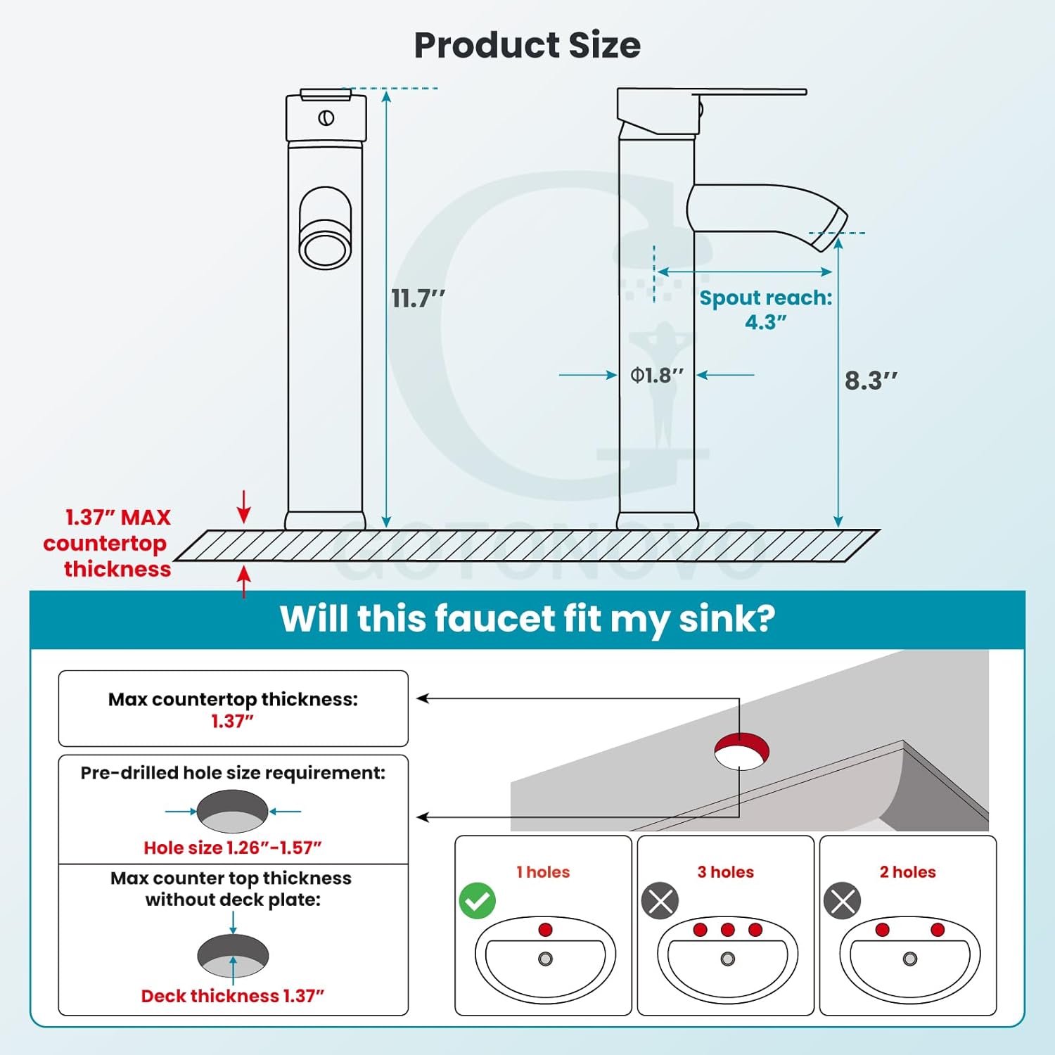 Chans Furniture FA2703 Faucet Astra