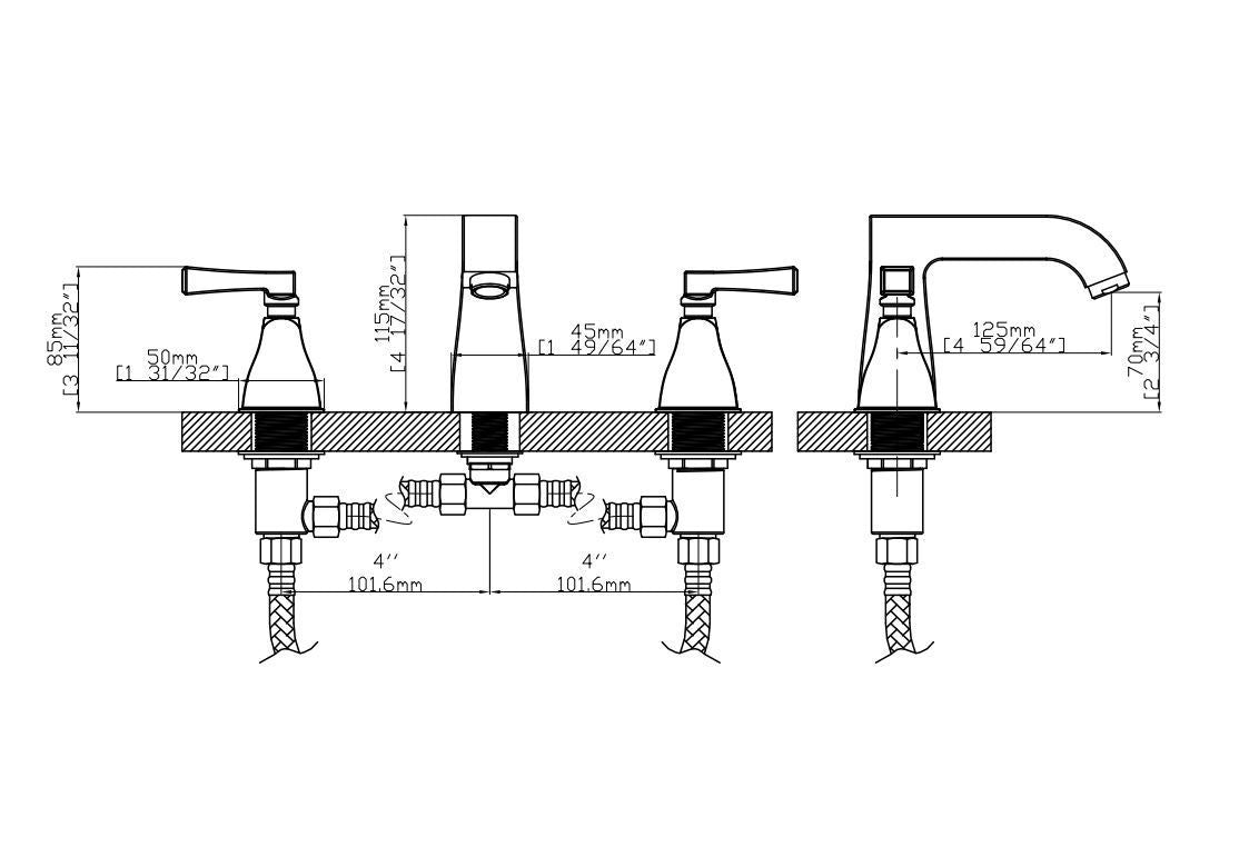 Chans Furniture LB202 Faucet Gorra