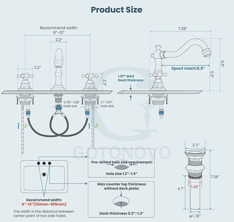 Chans Furniture FA2014 Faucet Hudson
