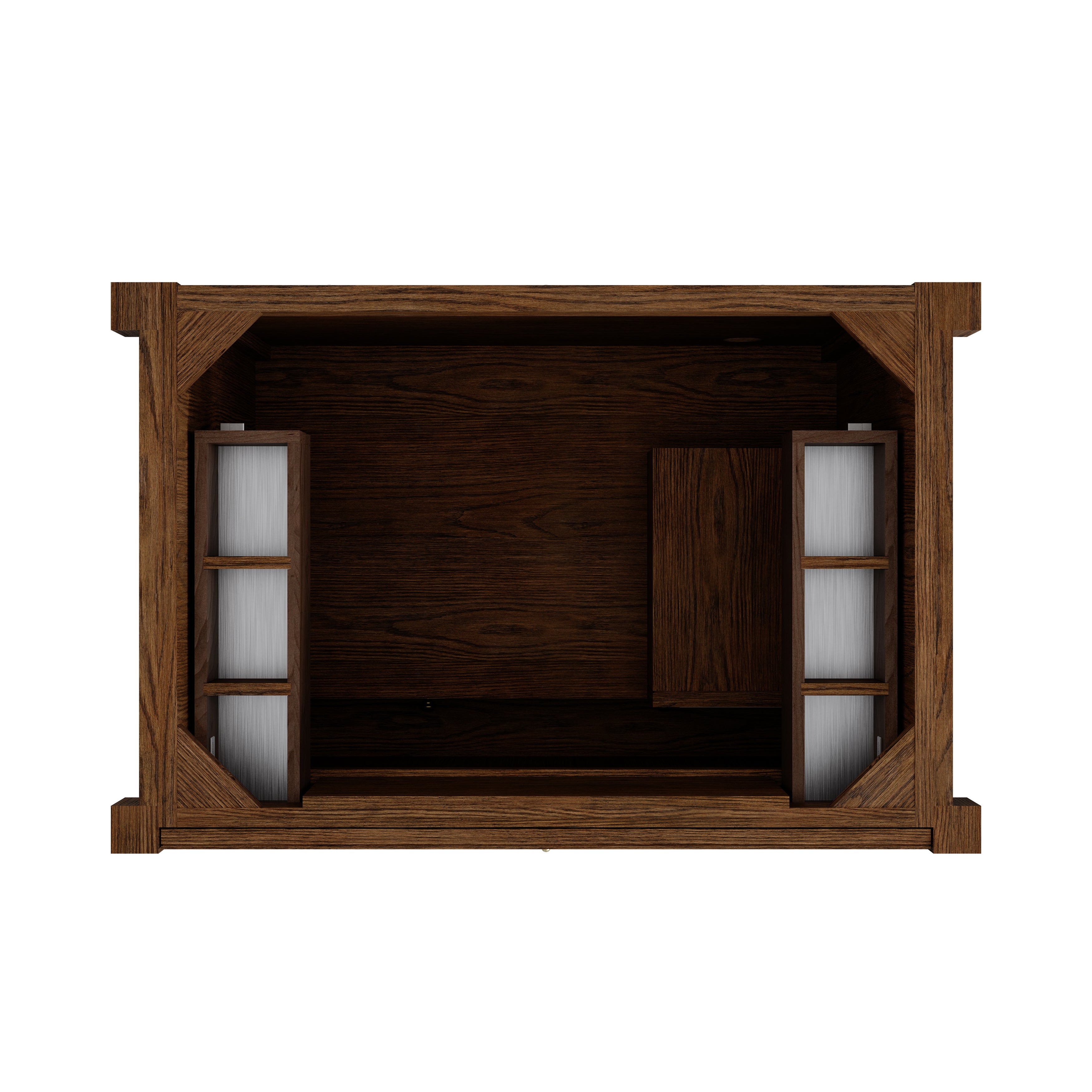 James Martin Kinnsden 36" Single Vanity in Sable Oak with 3cm Countertop