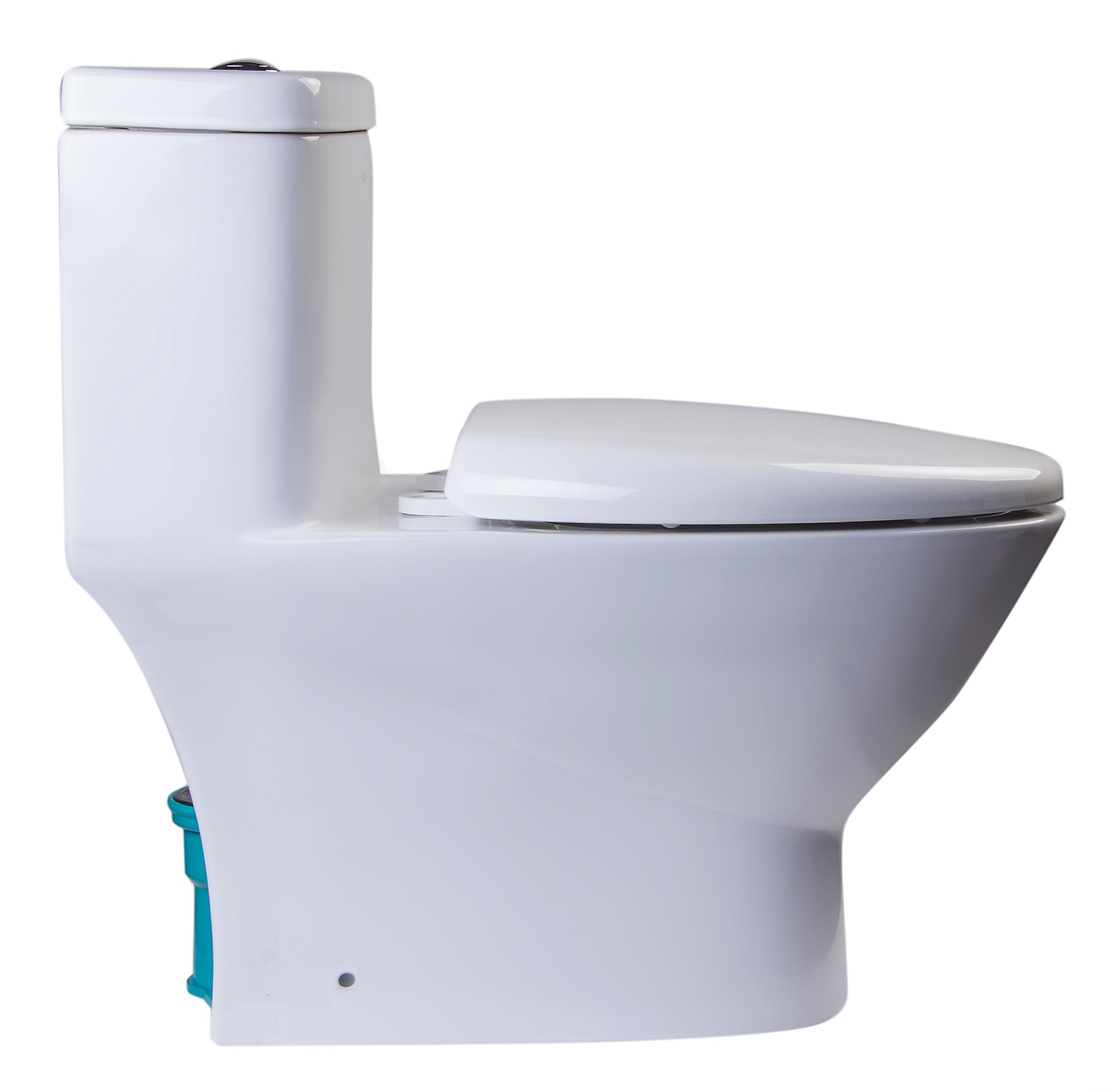 EAGO TB346 MODERN DUAL FLUSH ONE PIECE  HIGH EFFICIENCY LOW FLUSH CERAMIC TOILET