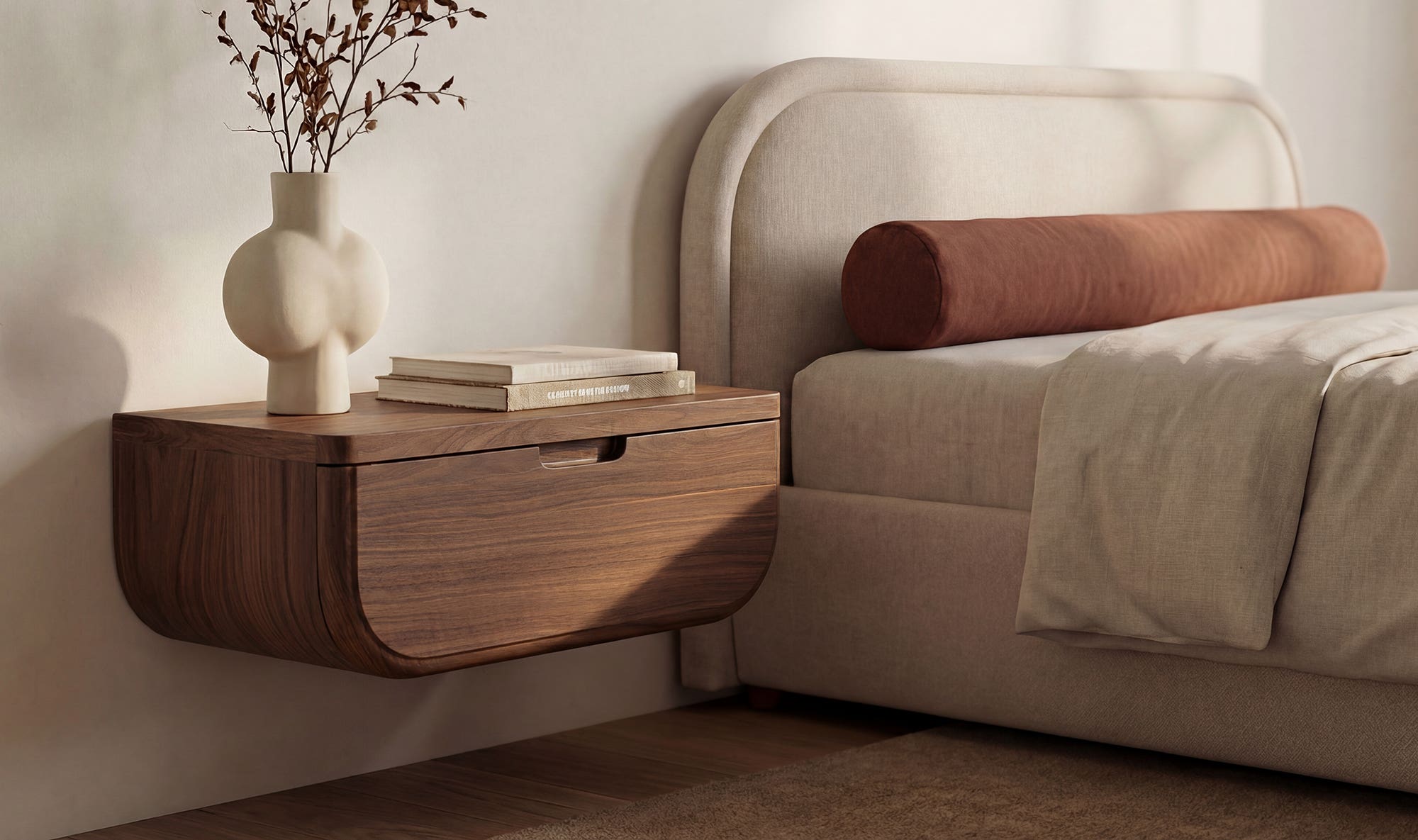 Moes Hettie Floating Nightstand FC-1024