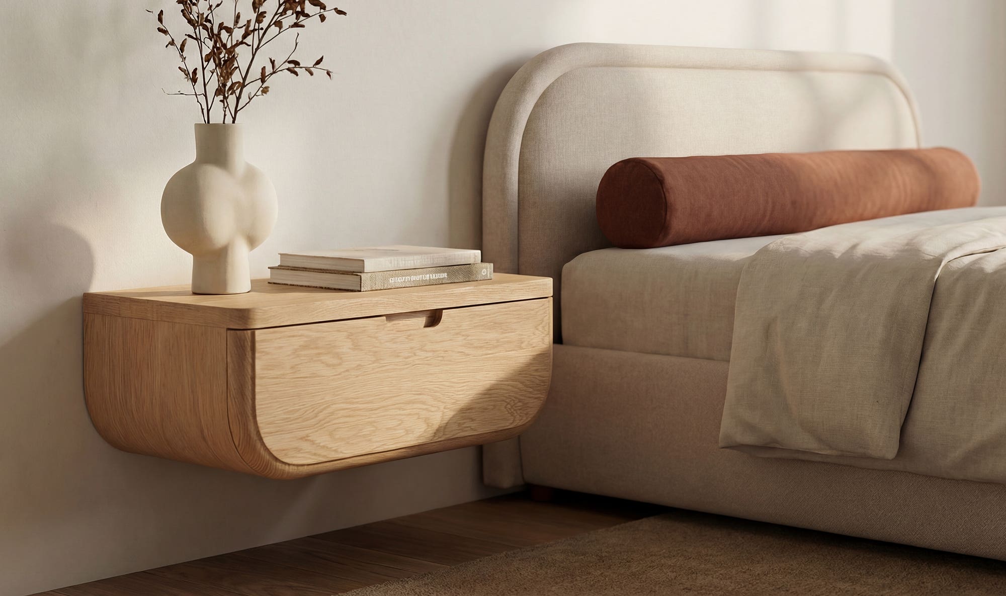 Moes Hettie Floating Nightstand FC-1024