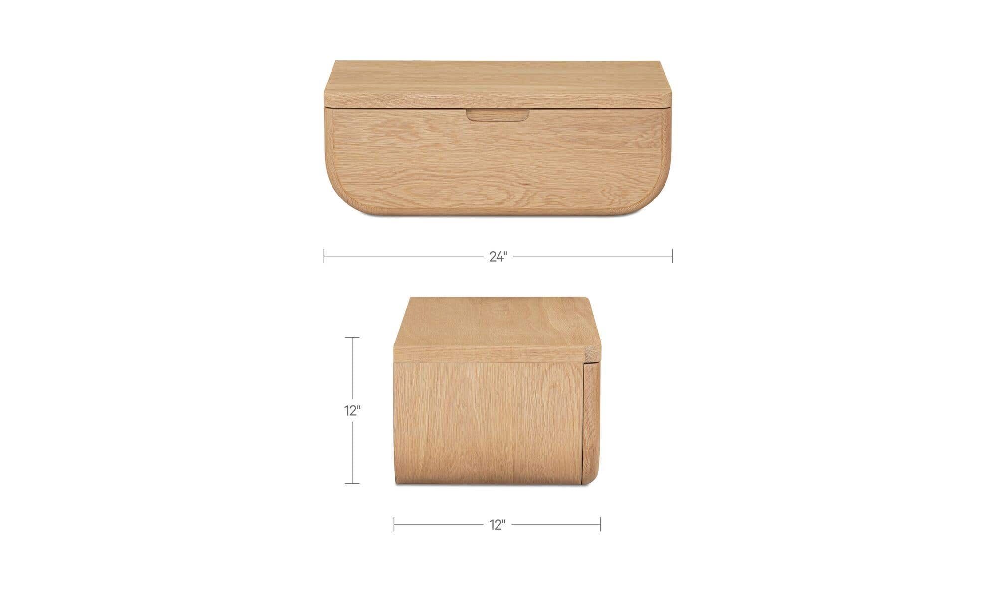 Moes Hettie Floating Nightstand FC-1024