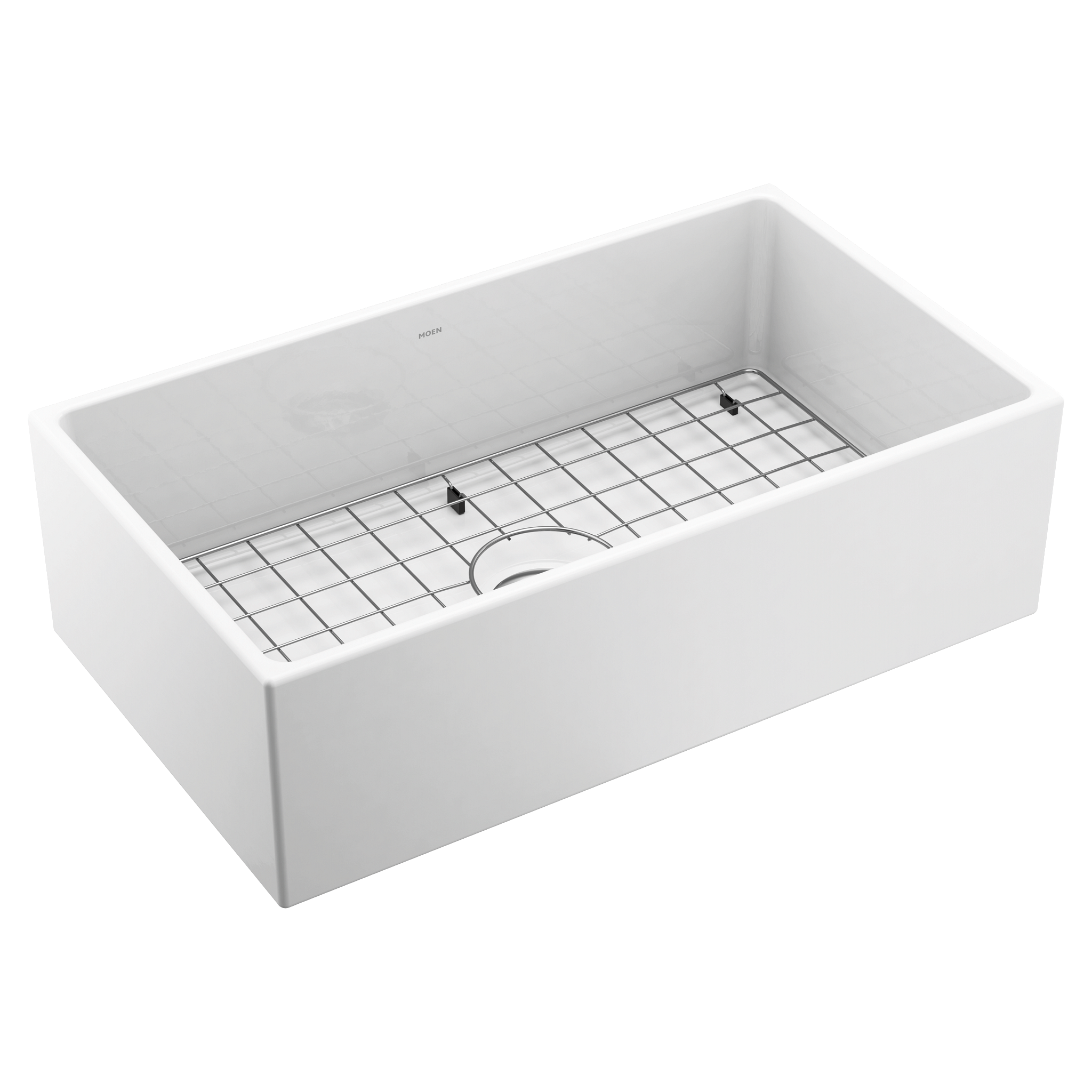 Moen FC331910 Host 33" Fireclay Undermount Apron Front Single Bowl Sink