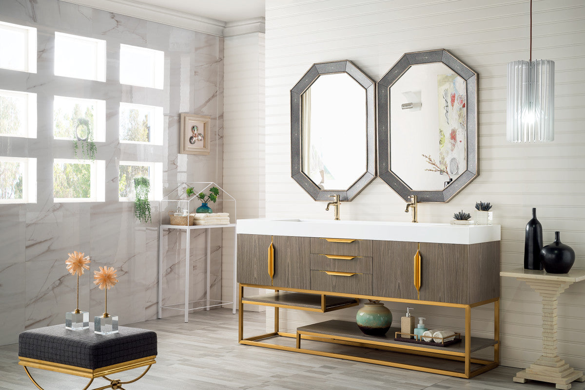 Columbia 72" Double Vanity Cabinet