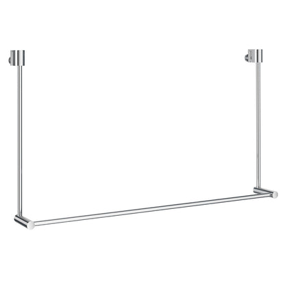 SIDELINE - Towel Rail for Glass Shower Panel in Polished Chrome