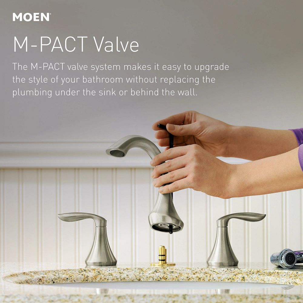 Eva Two-Handle Widespread Bathroom Sink Faucet