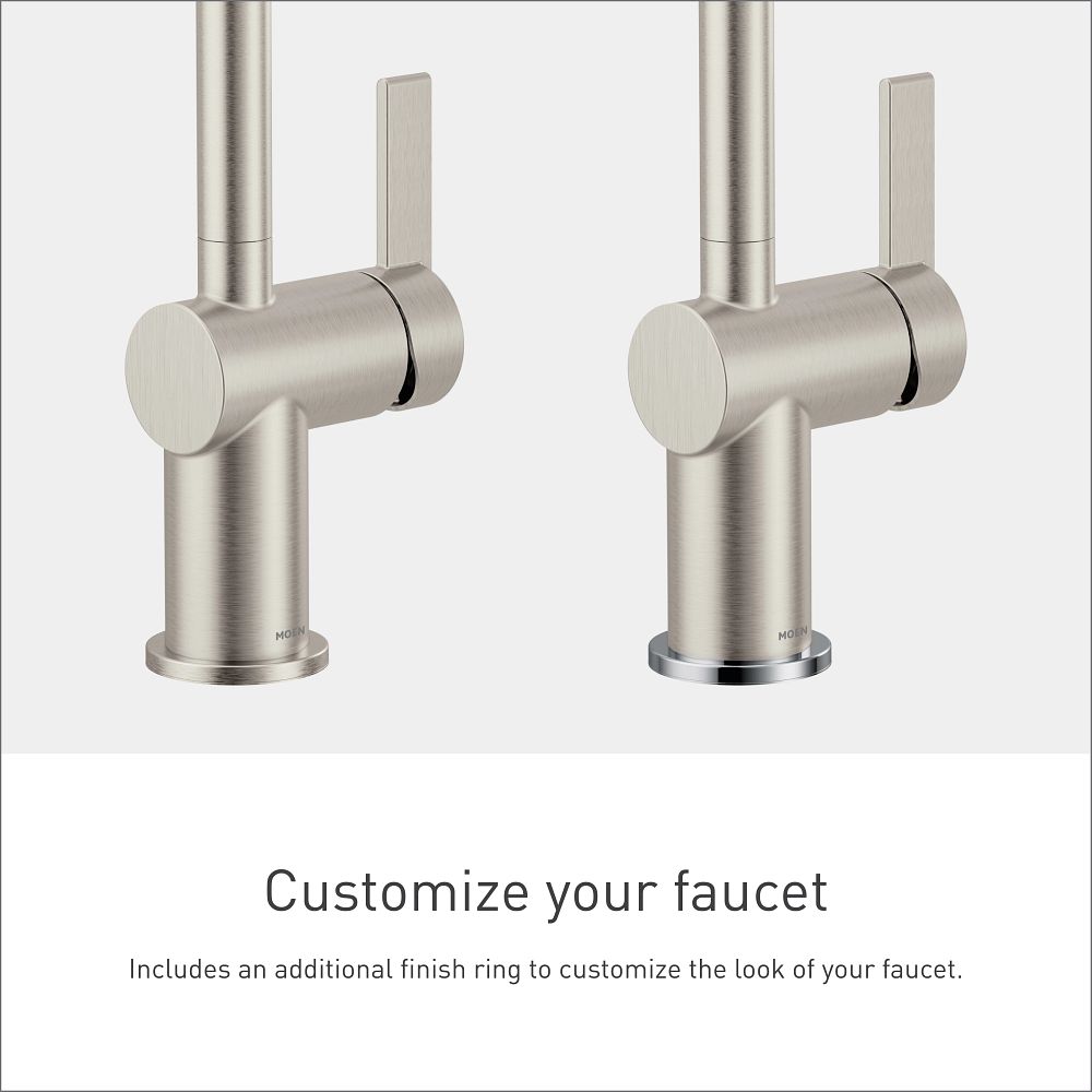 Cia One-Handle High Arc Pulldown Kitchen Faucet