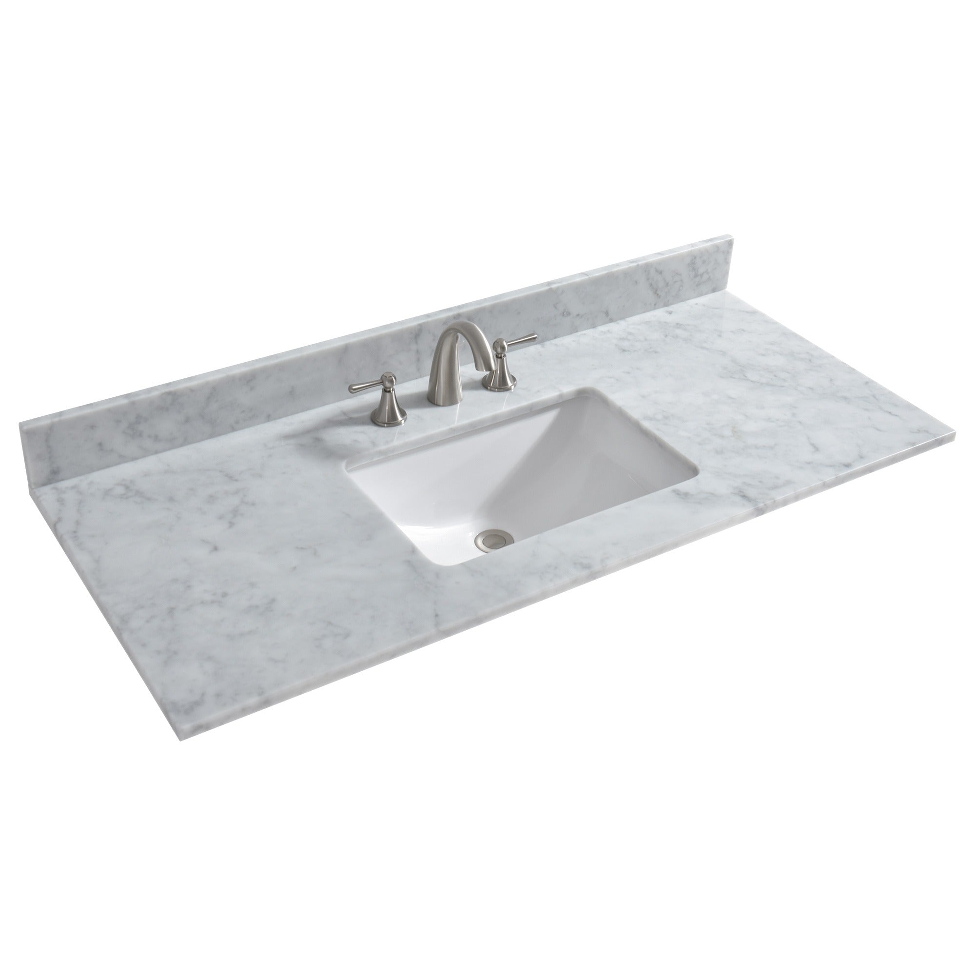 WOODBRIDGE 49"x22" Vanity Top with Single Under Mount Rectangle Bowl, CAVT4922-8