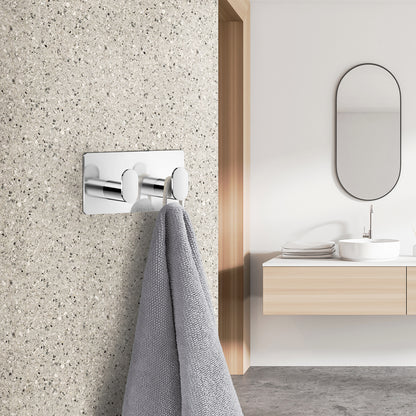 CUBE Double Towel hook, Self-adhesive.