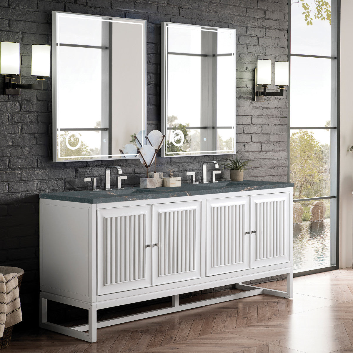 Athens 72" Double Vanity Cabinet